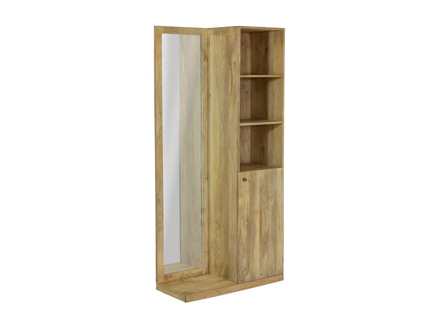 Dressing avec miroir en bois de manguier Juliet