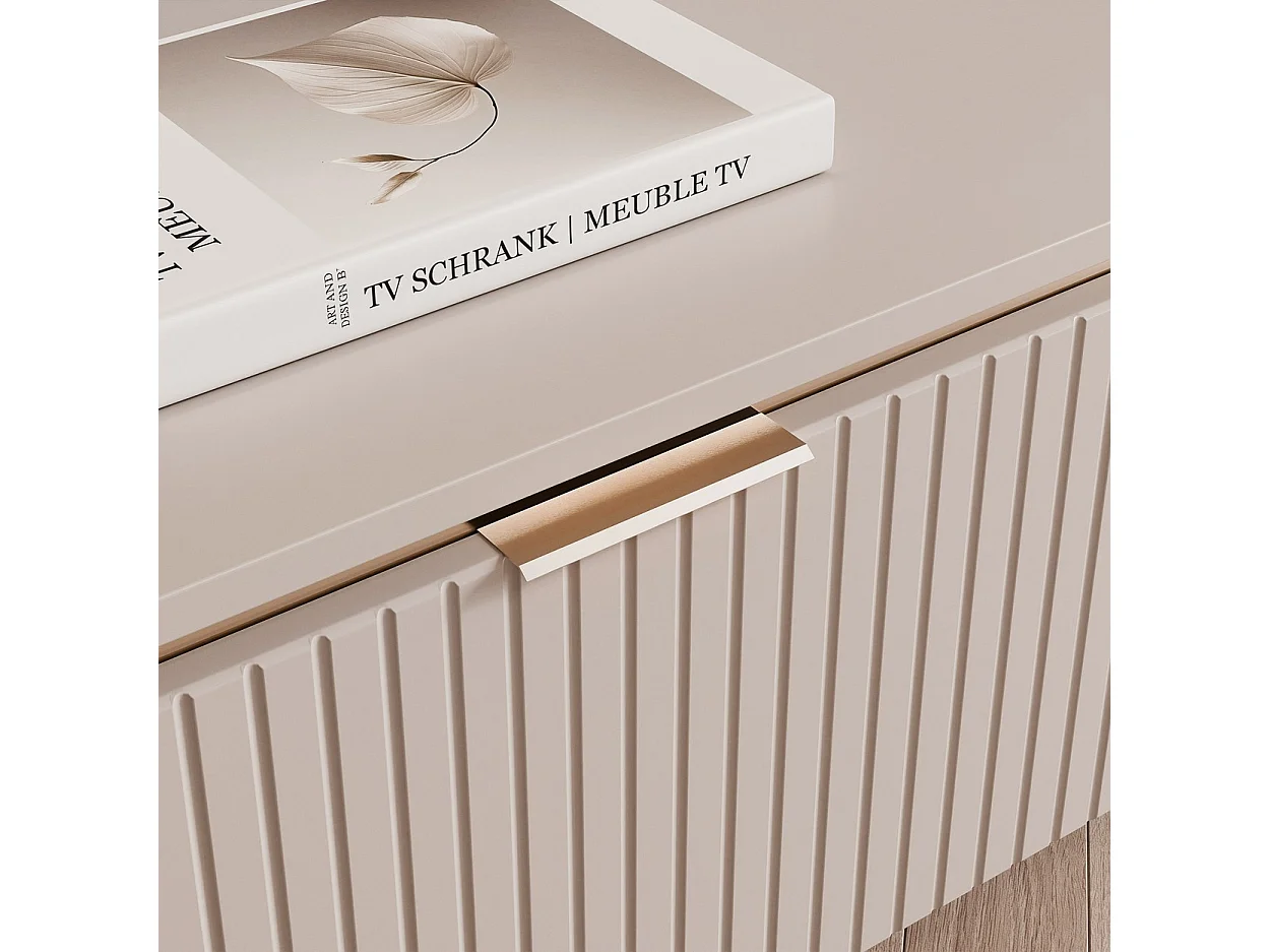 Meuble TV - 200 cm - SELIA - Cachemire