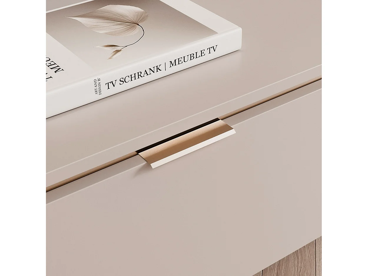 Meuble TV - 200 cm - SELIA - Cachemire