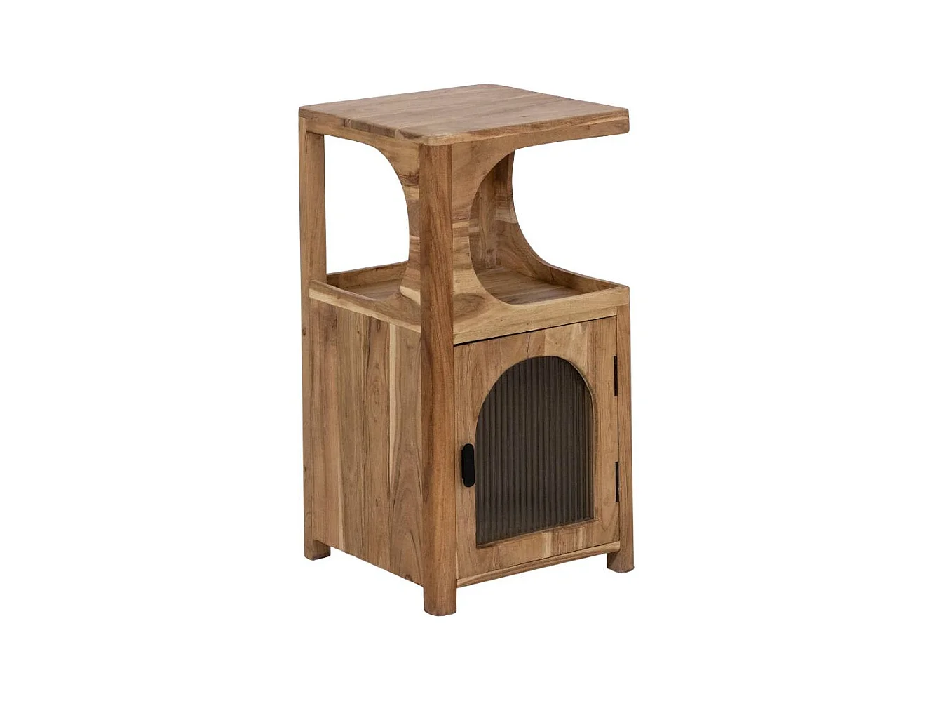 Petite étagère en bois d'acacia Emyr