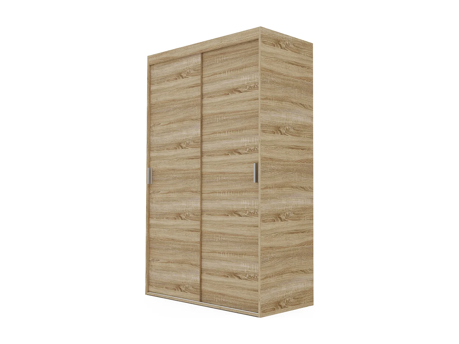 Armoire coulissante à deux portes PEDRI 120 cm couleur chêne sonoma