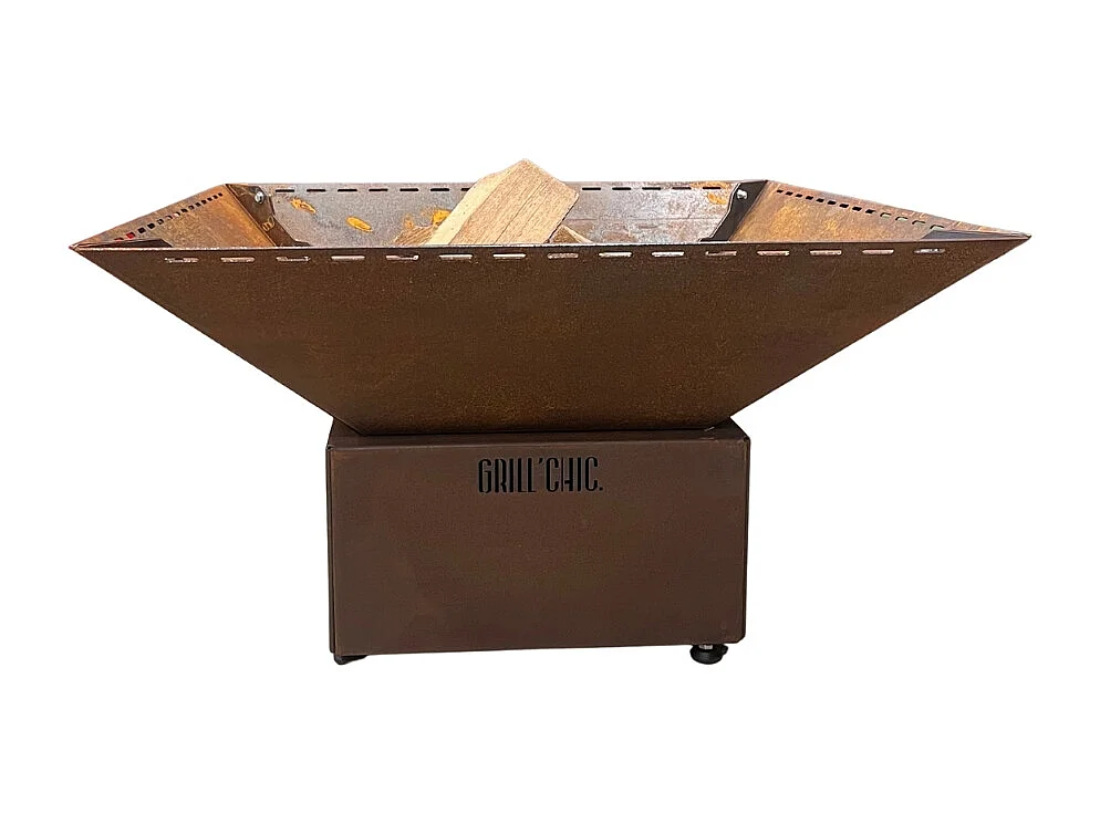 Bol A Feu Cevenol Pool Corten Carre 74 Simple Cuve