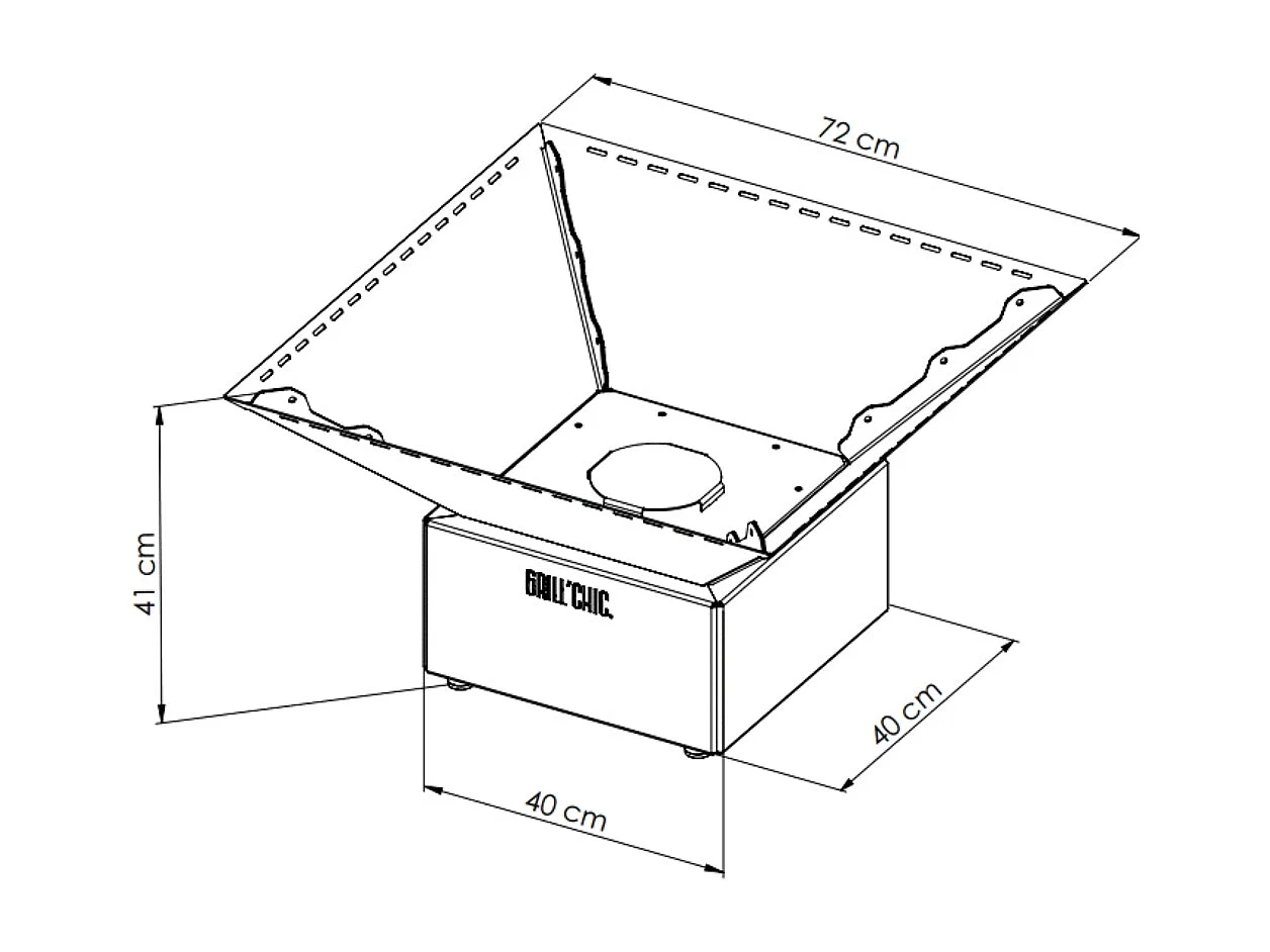 Bol A Feu Cevenol Pool Corten Carre 74 Simple Cuve