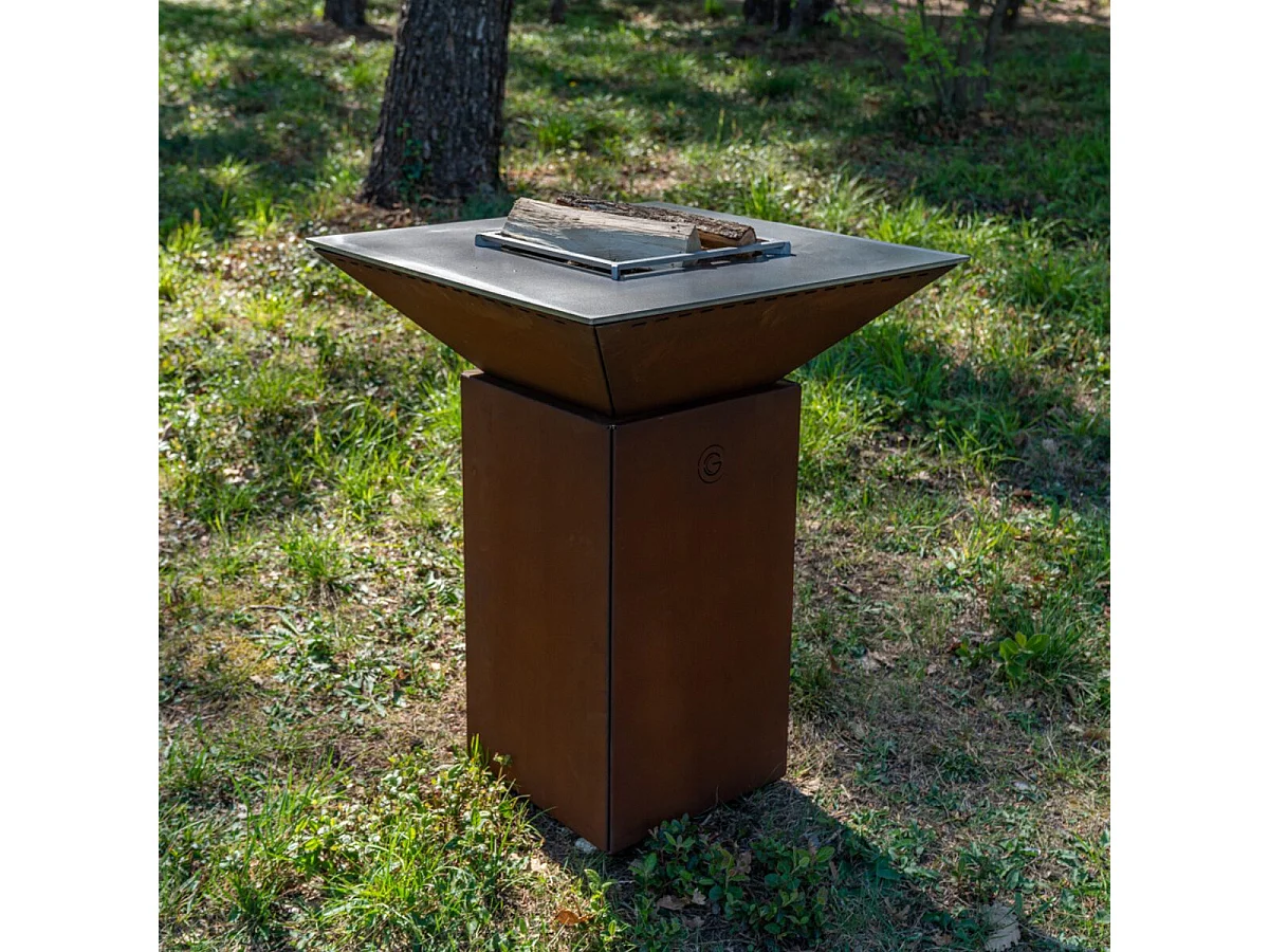 Pack Decouverte Brasero Cevenol Corten Normal Carre 74 Simple Cuve