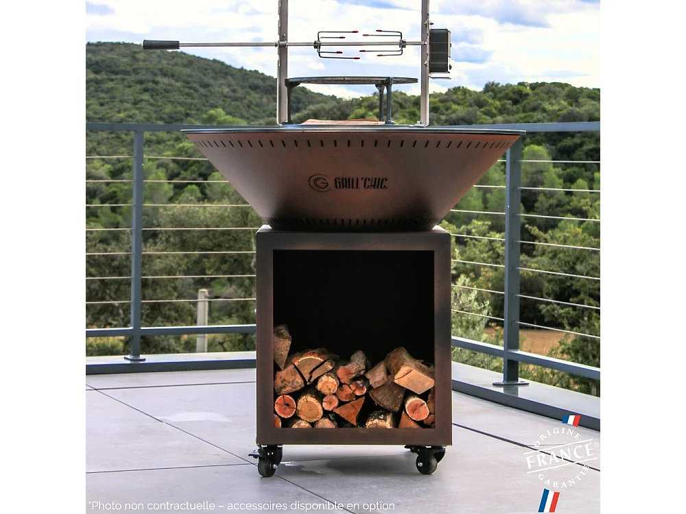 Brasero Classique Acier 103 Imitation Corten