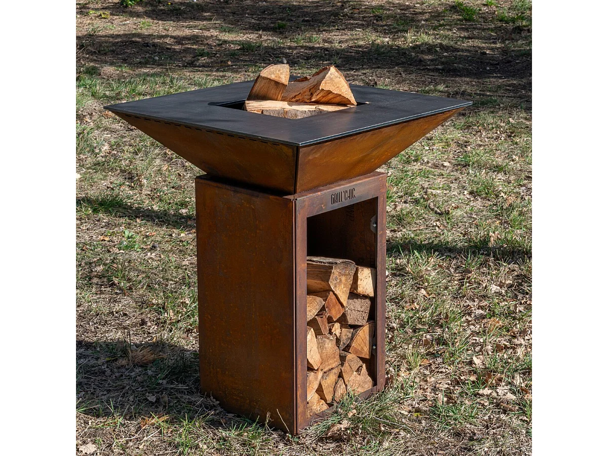 Pack Printemps Brasero Cevenol Corten Normal Carre 74 Simple Cuve