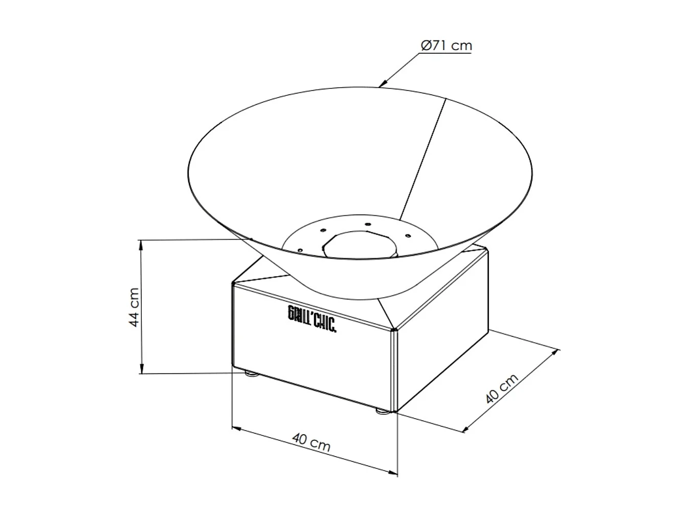Bol A Feu Cevenol Pool Corten Rond 74 Simple Cuve