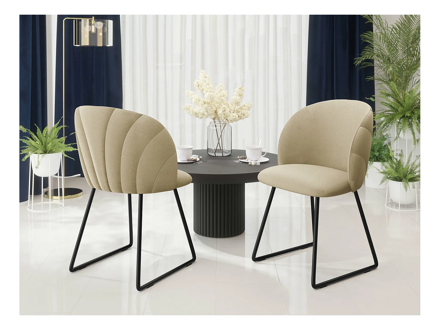 Silla Sparks 202, 80x51x53cm, Tapiz, Metálico, Madera|Aglomerado laminado