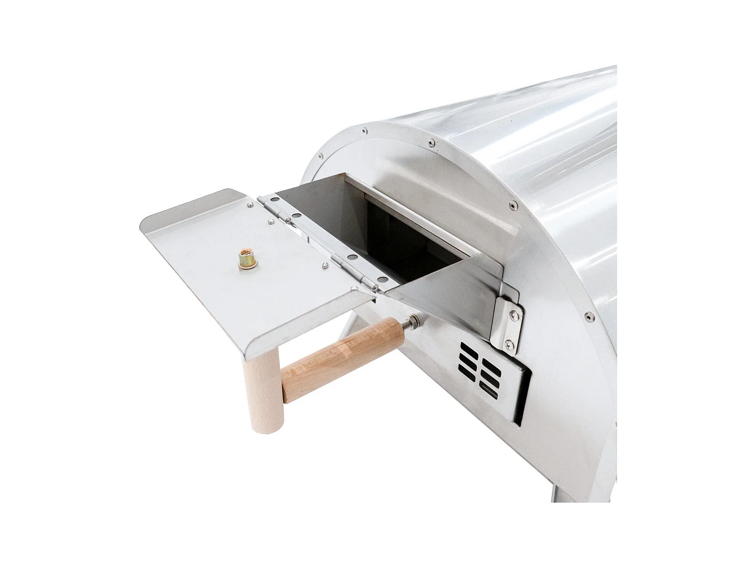 Forno da tavolo per pizza all'aperto 30cm in acciaio inox portatile a carbonella