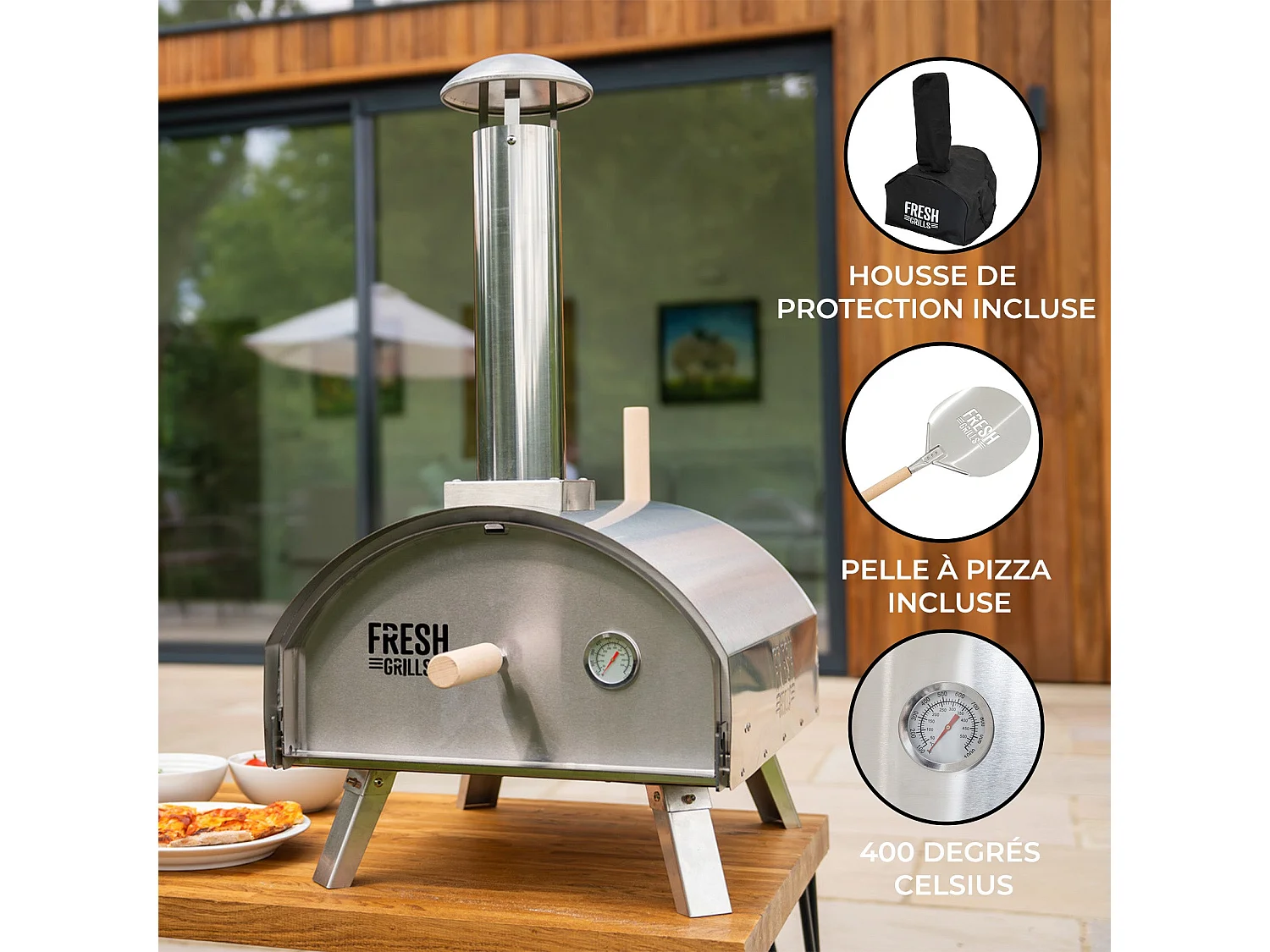 Premium Outdoor-Pizzaofen