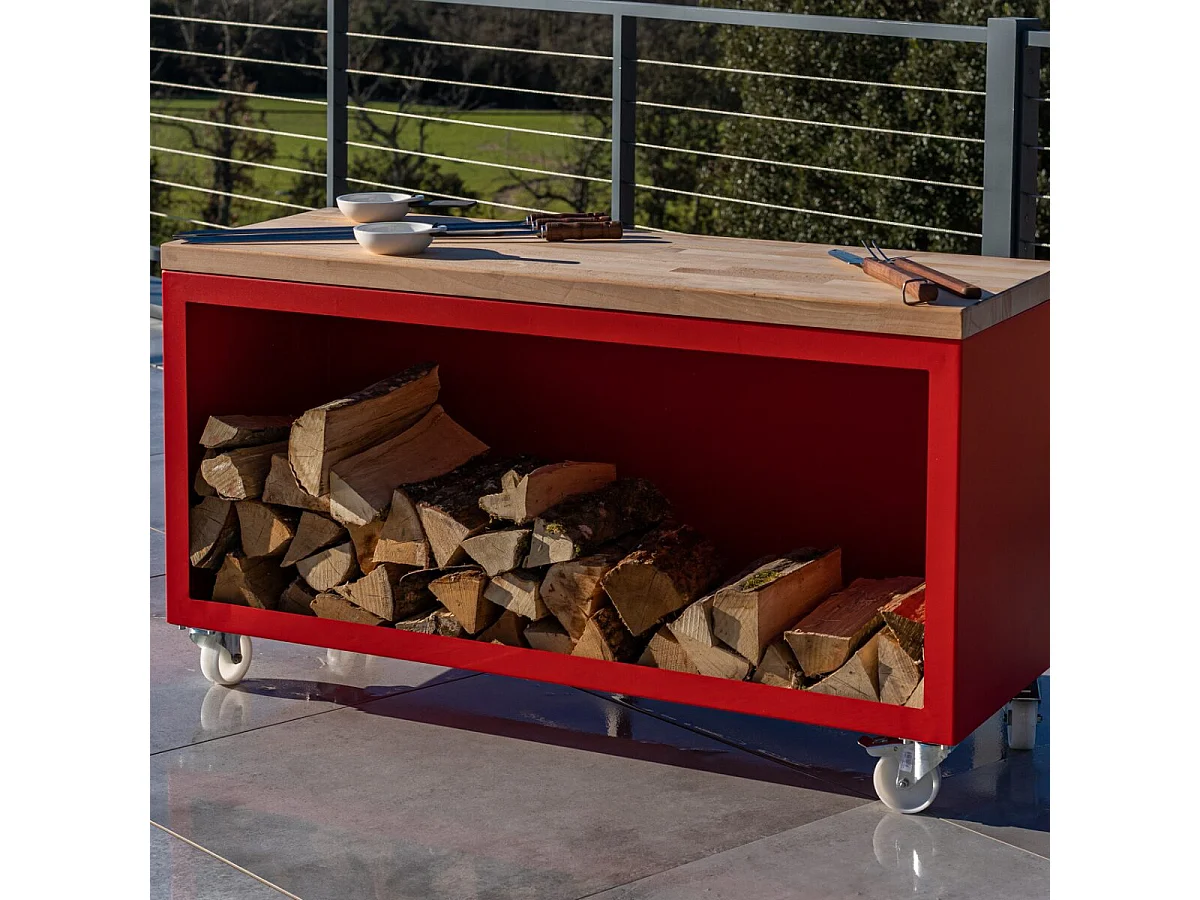 Console Tradition Acier Grand Modele Imitation Corten