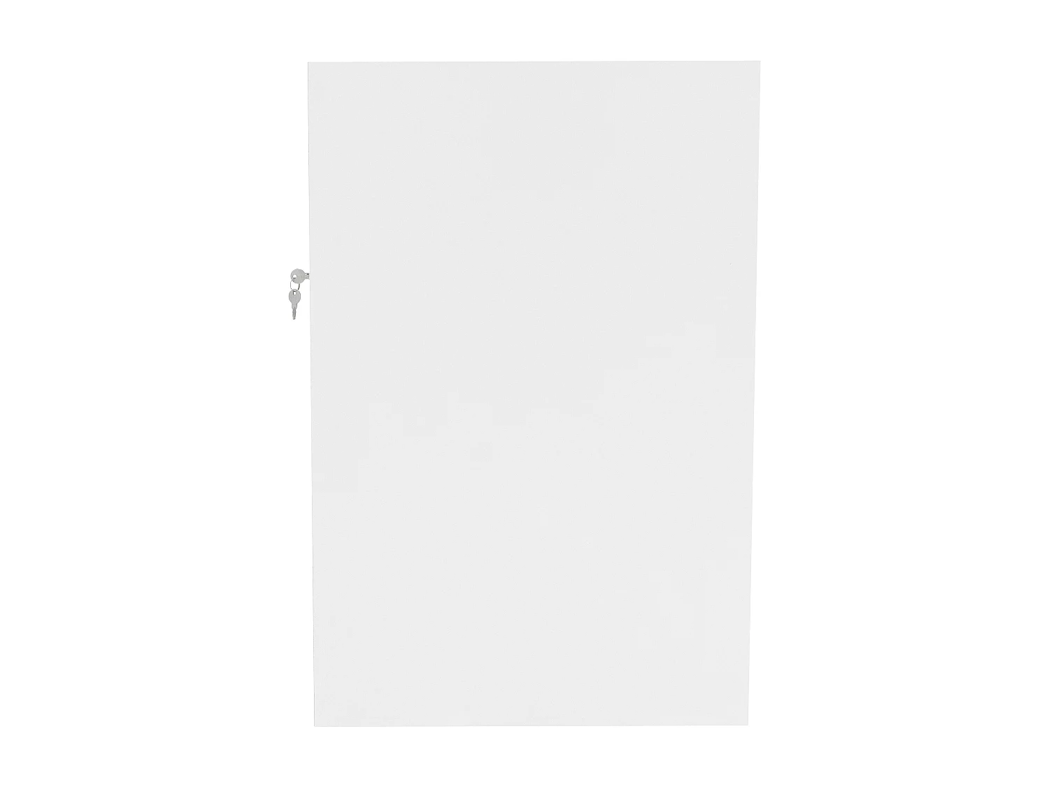 Comptoir de Vente Blanc LED Intégrés B1500 Portes Coulissantes [2 Clés INCLUS]