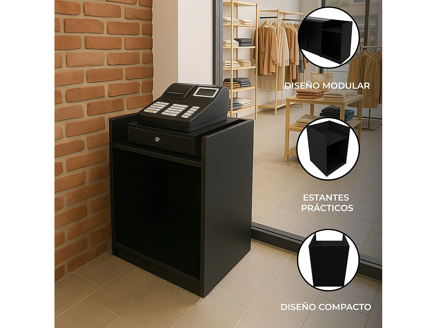 Blok kasowy TB60 - czarny