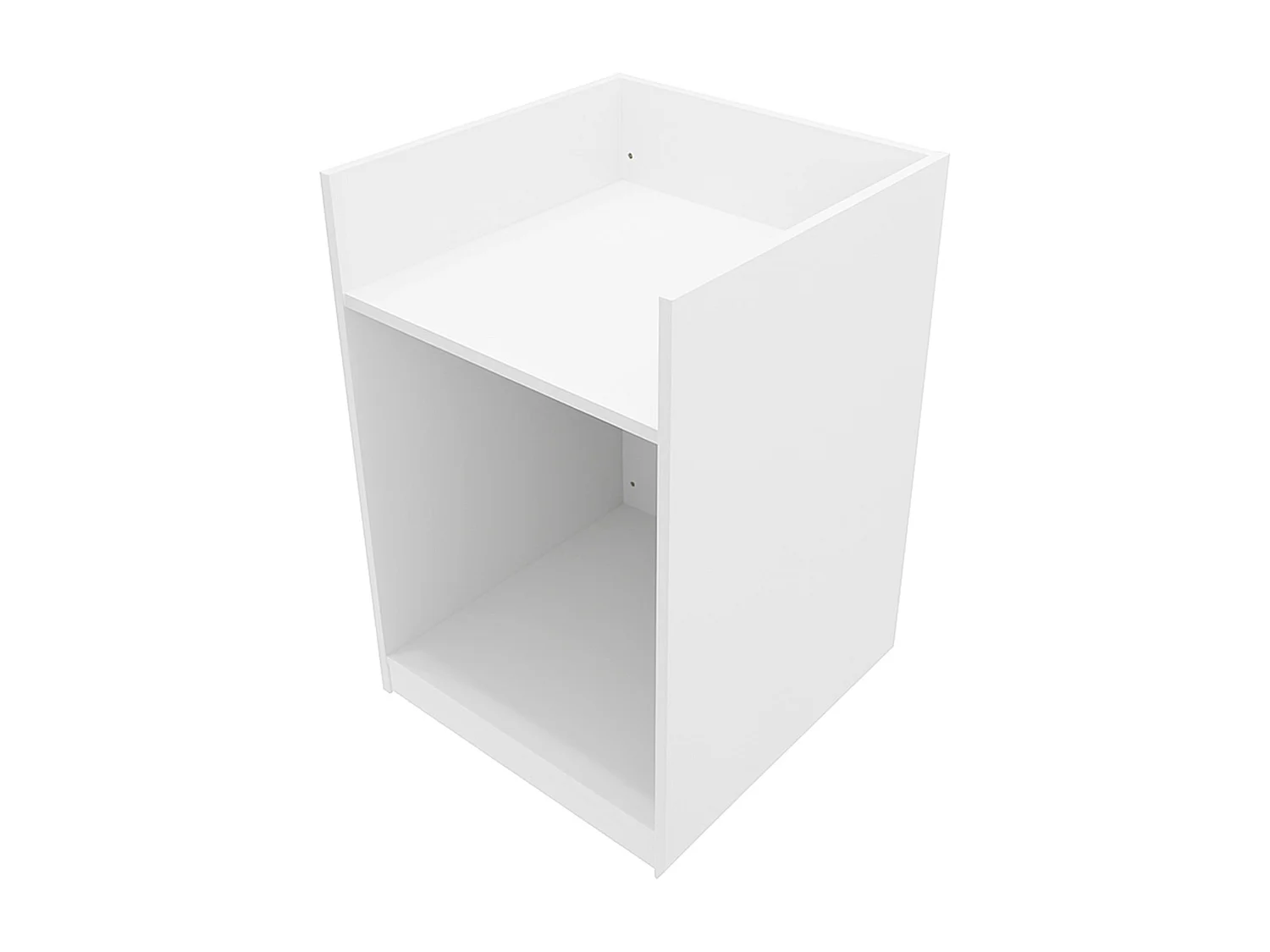 Comptoir de Vente Pour Caisse en MDF Blanc TB60 Meuble de Commerce Réception