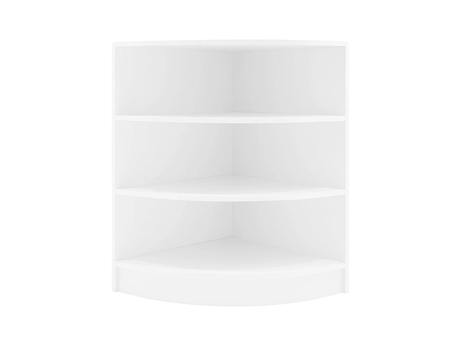 Comptoir de Vente Unité de Coin en MDF Blanc LM60 Meuble de Rangement Commerce