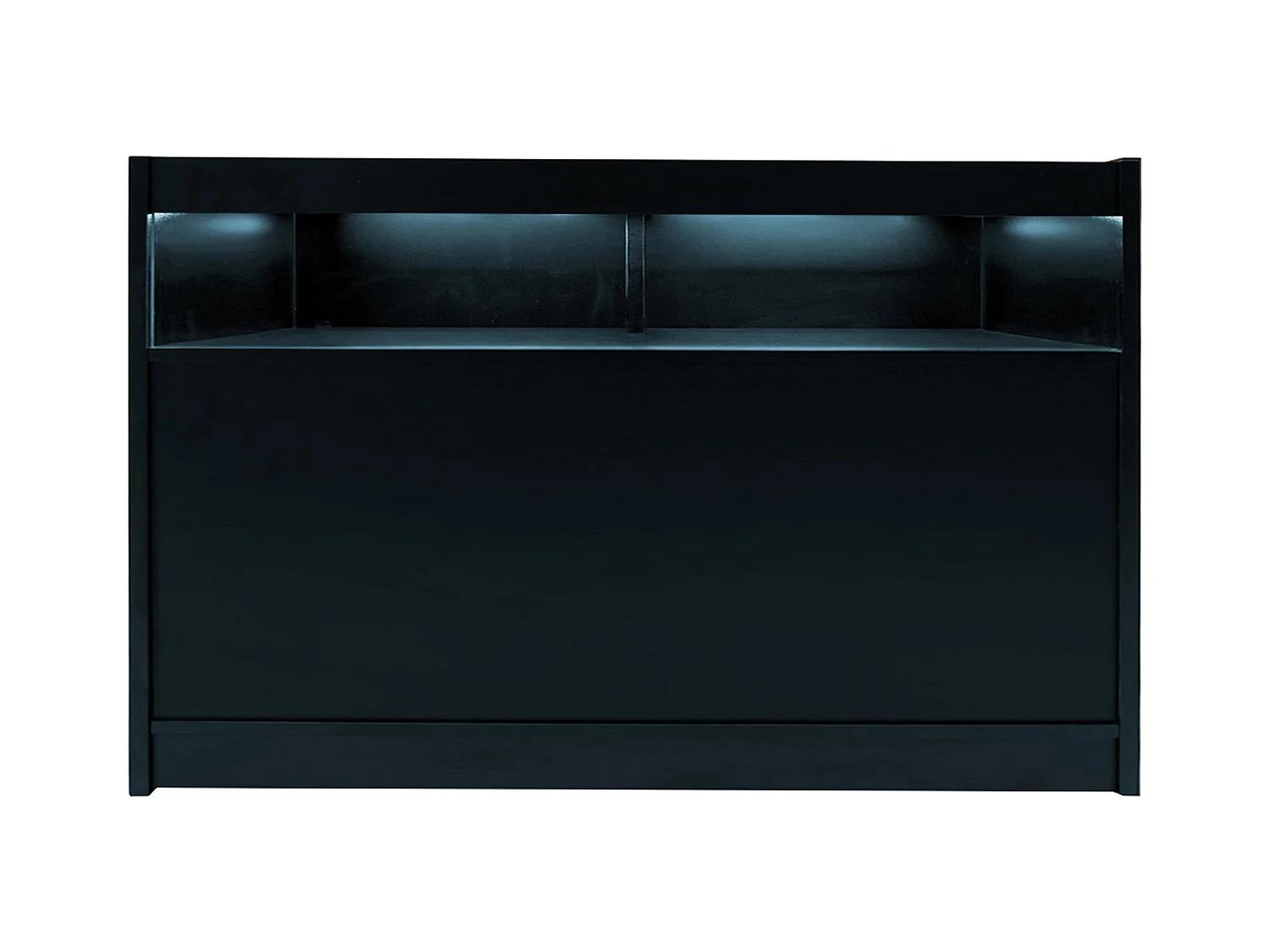 B1500 LED-Ladentheke – Schwarz