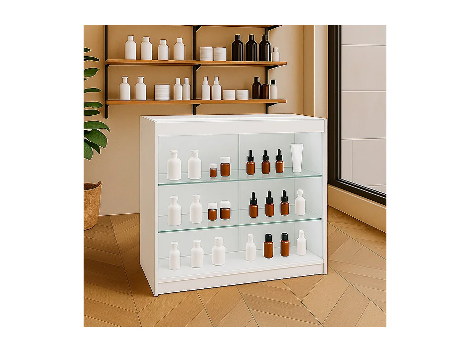 K900 LED-Ladentheke – Weiß