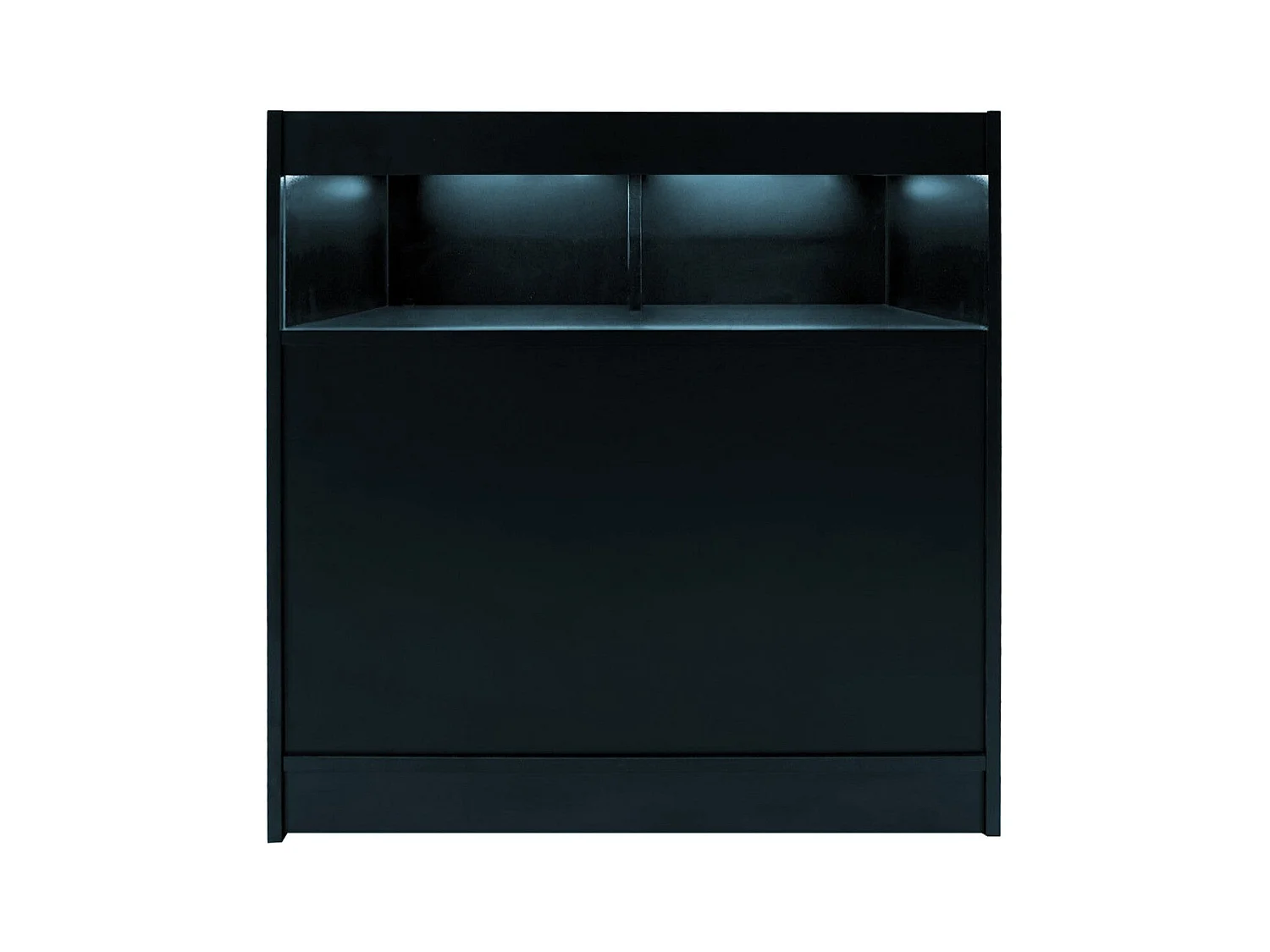 B900 LED-Ladentheke – Schwarz
