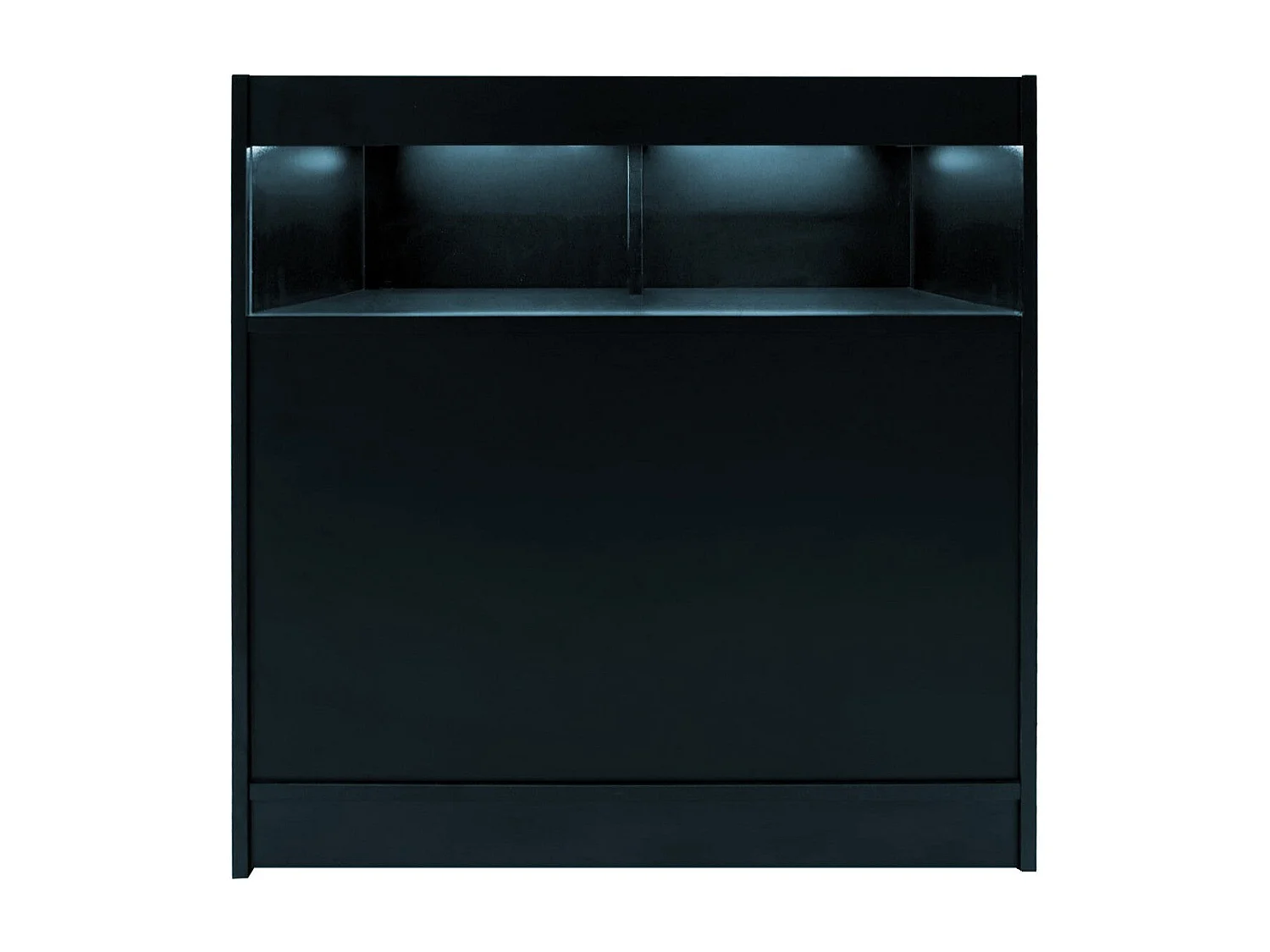 B900 LED-Ladentheke – Schwarz