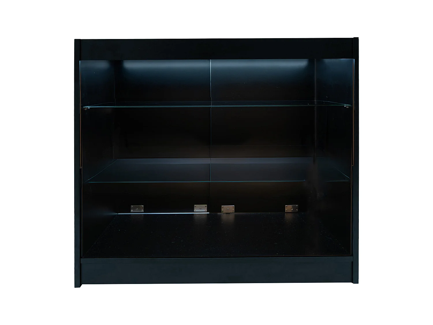 K1200 LED-Ladentheke – Schwarz