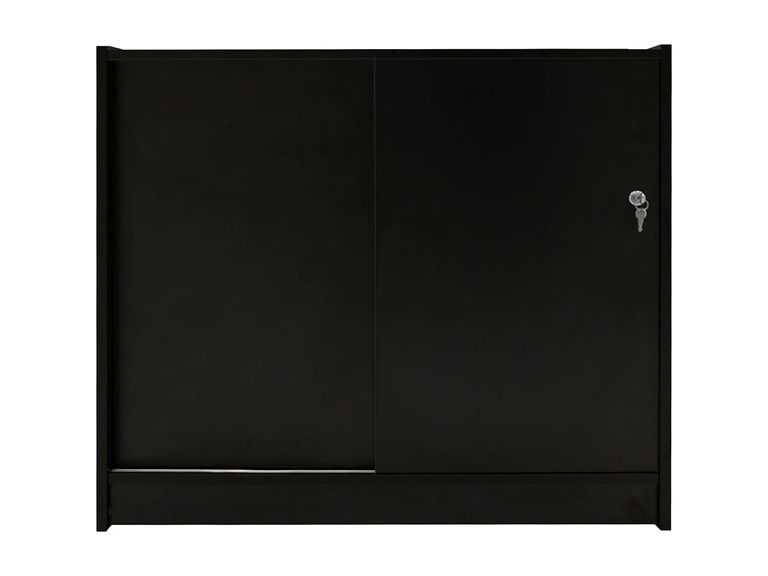 K1200 LED-Ladentheke – Schwarz