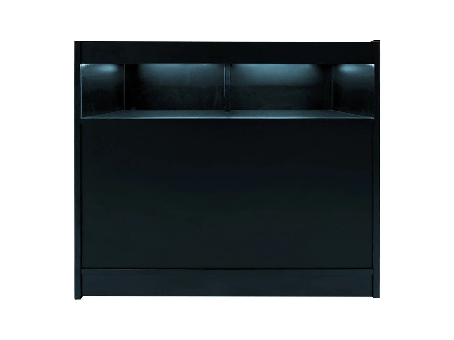 B1200 LED-Ladentheke – Schwarz