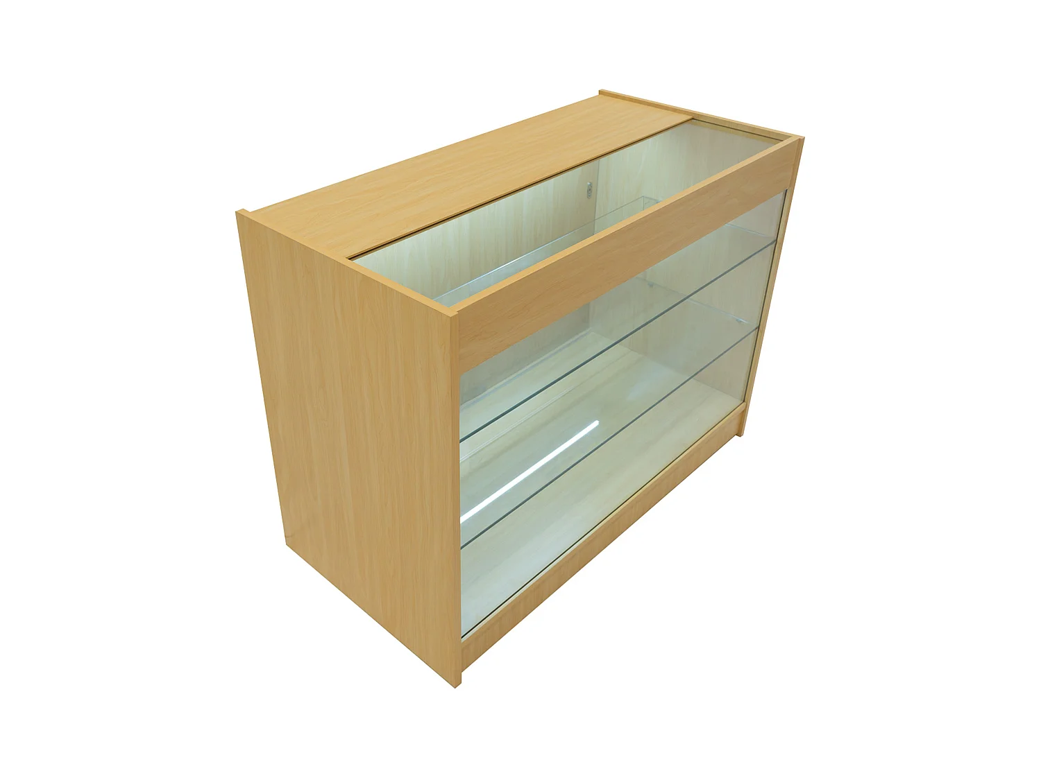 K1200 LED-Ladentheke – Ahorn