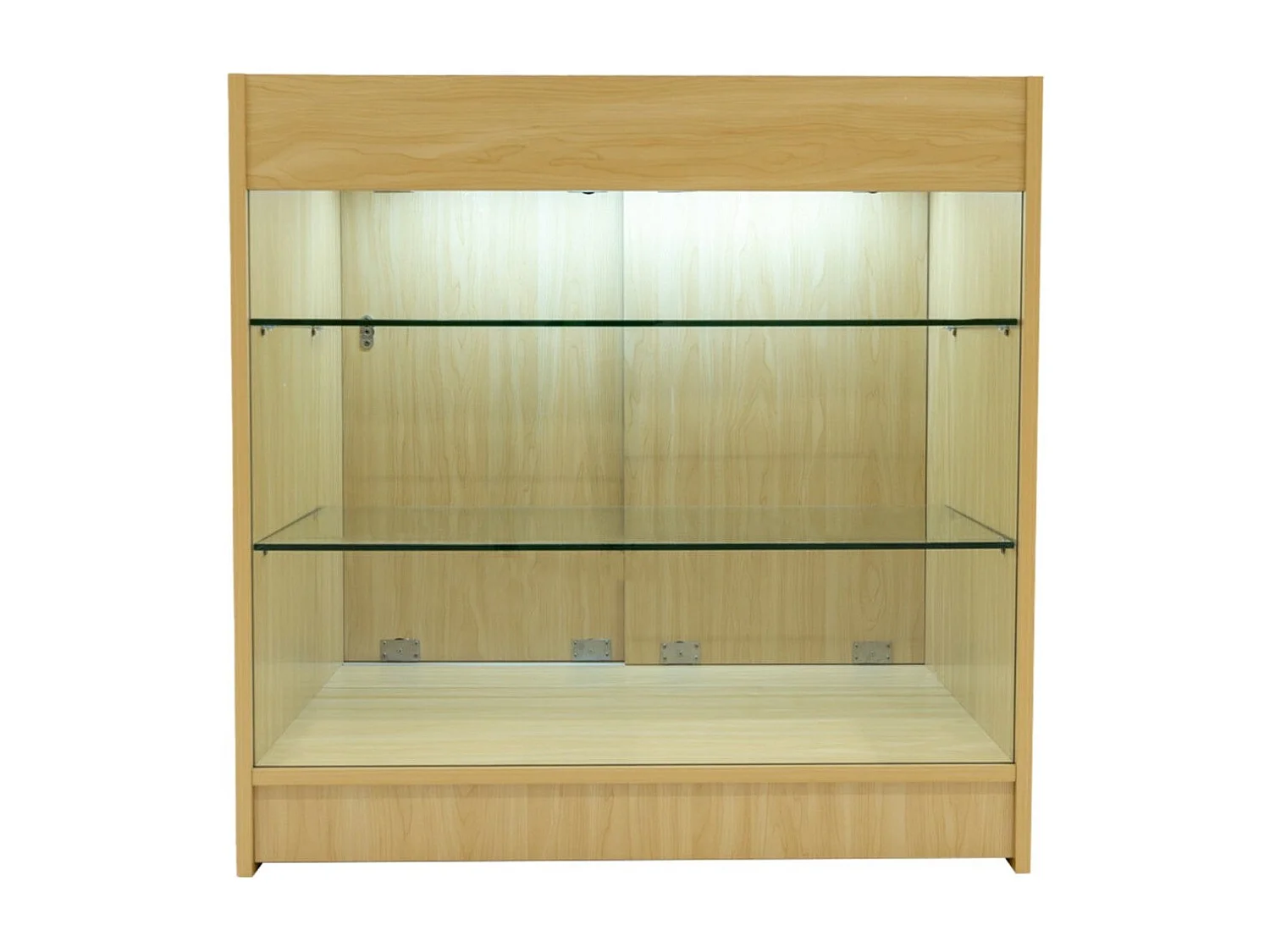 Comptoir de Vente en Érable LED Intégrés K900 Portes Coulissantes [2 Clés INCLUS]