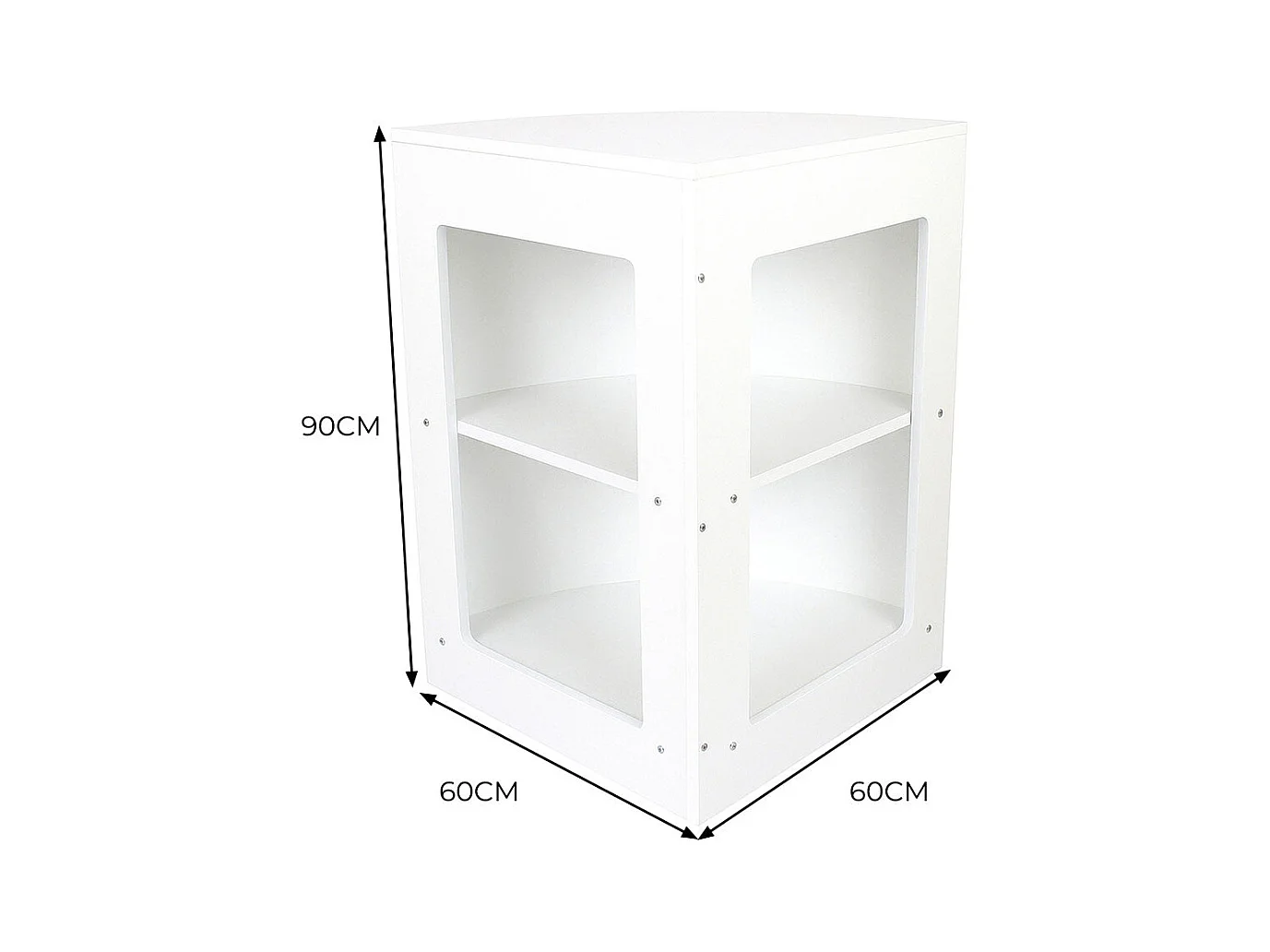 Detailhandel Winkel Hoek Toonbank CM60 - Wit