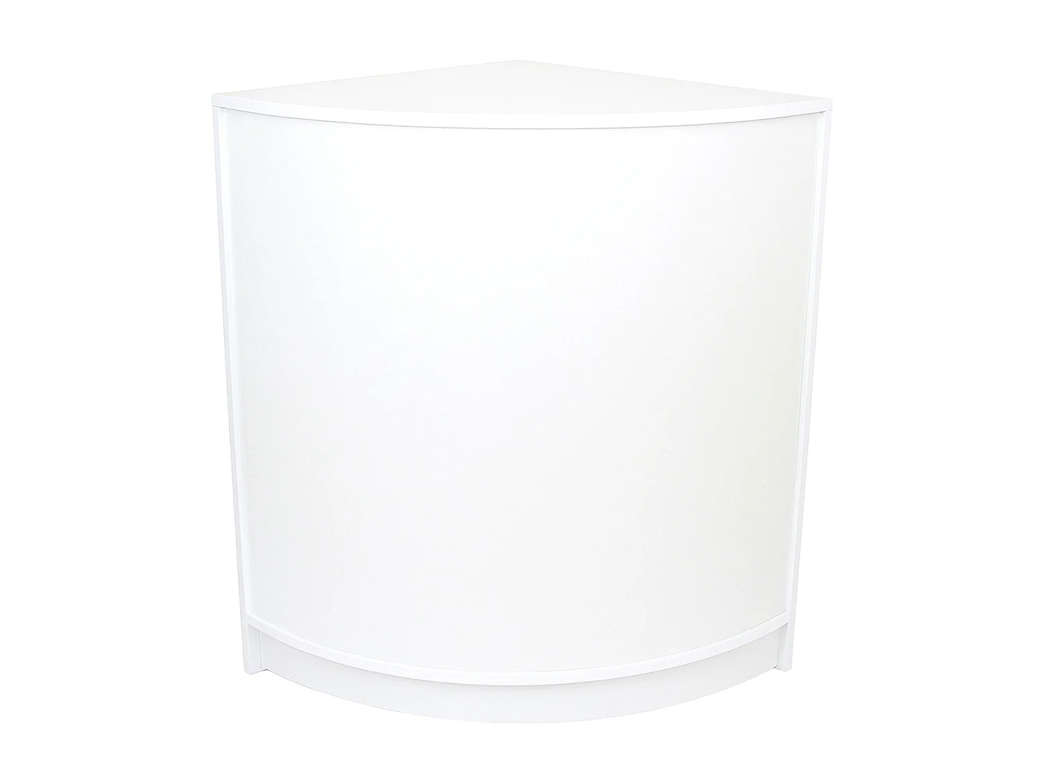 Retail Shop Corner Counter CM60 - White