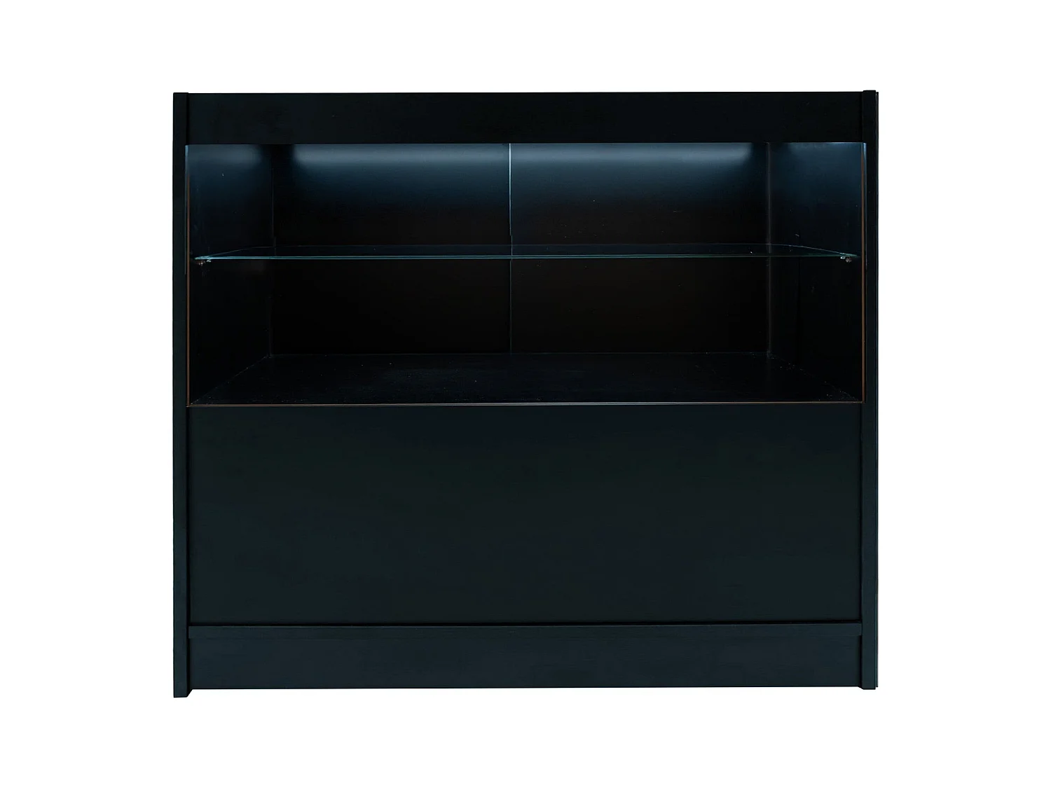 C1200 LED-Ladentheke – Schwarz