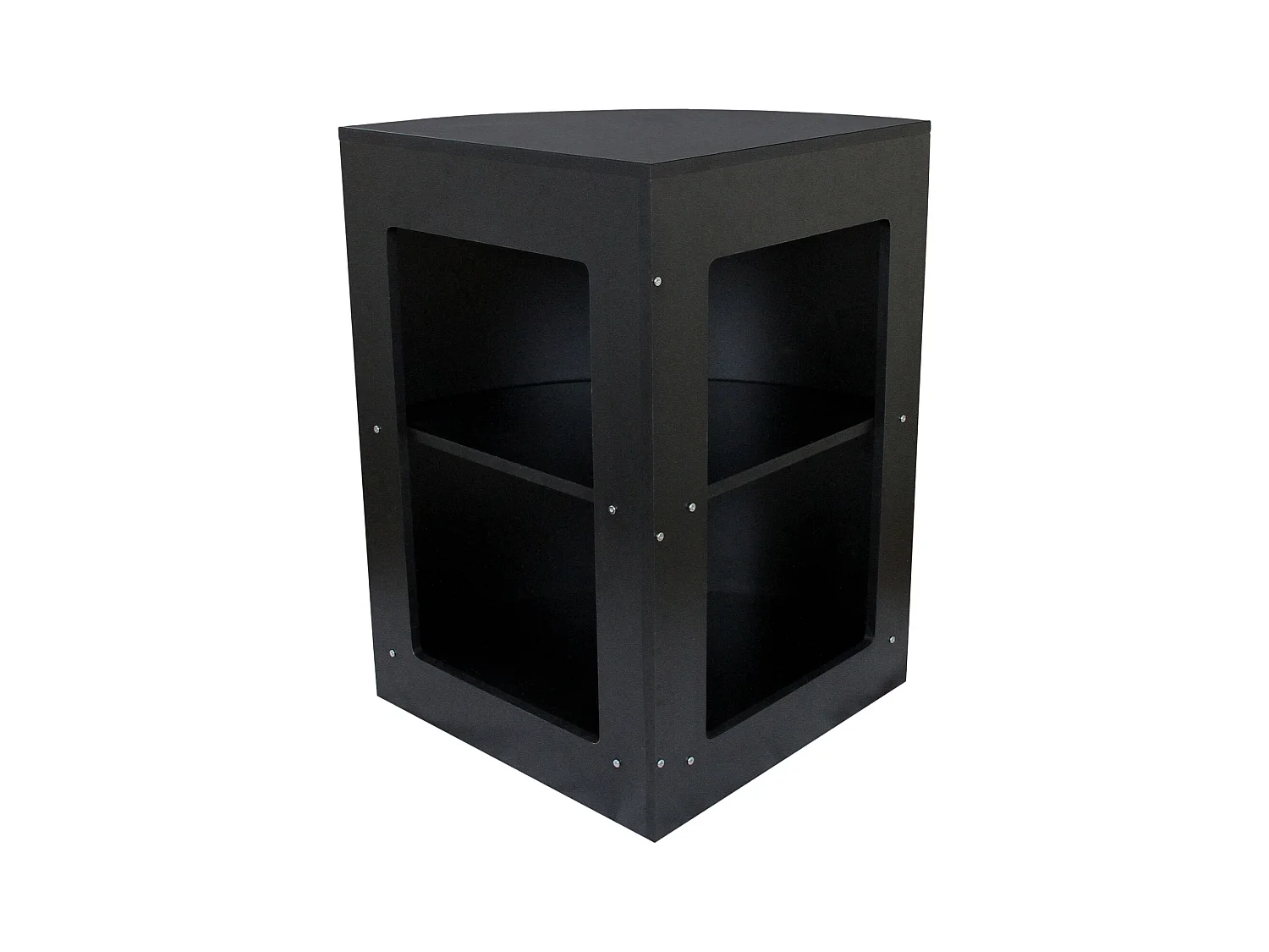 Lada narożna sklepowa CM60 - czarna