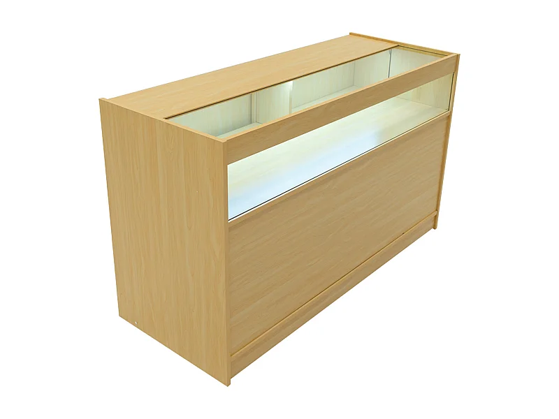 LED Detailhandel Winkel Toonbank B1500 - Esdoorn