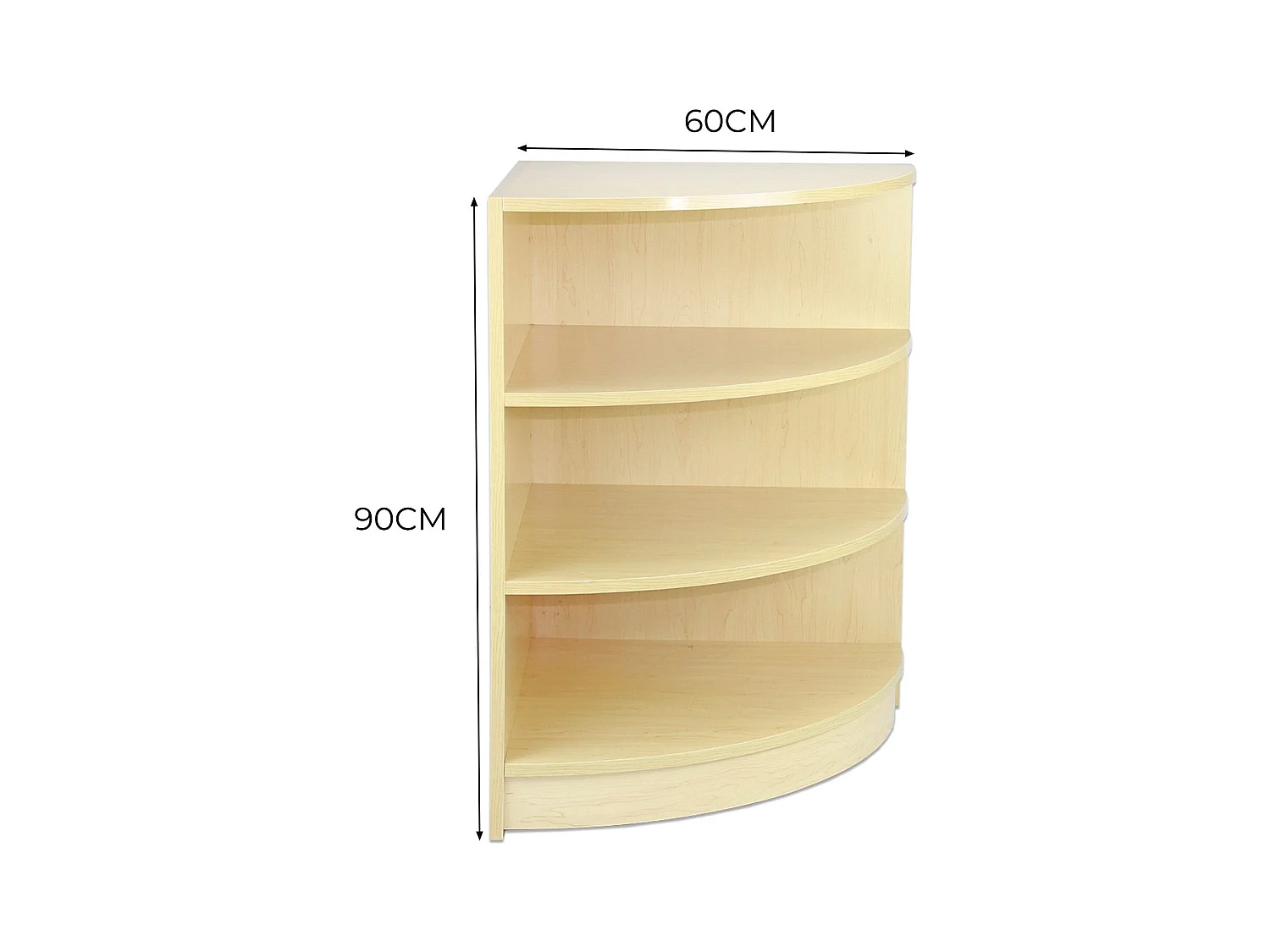 Eckiger Ladentresen LM60 – Ahorn