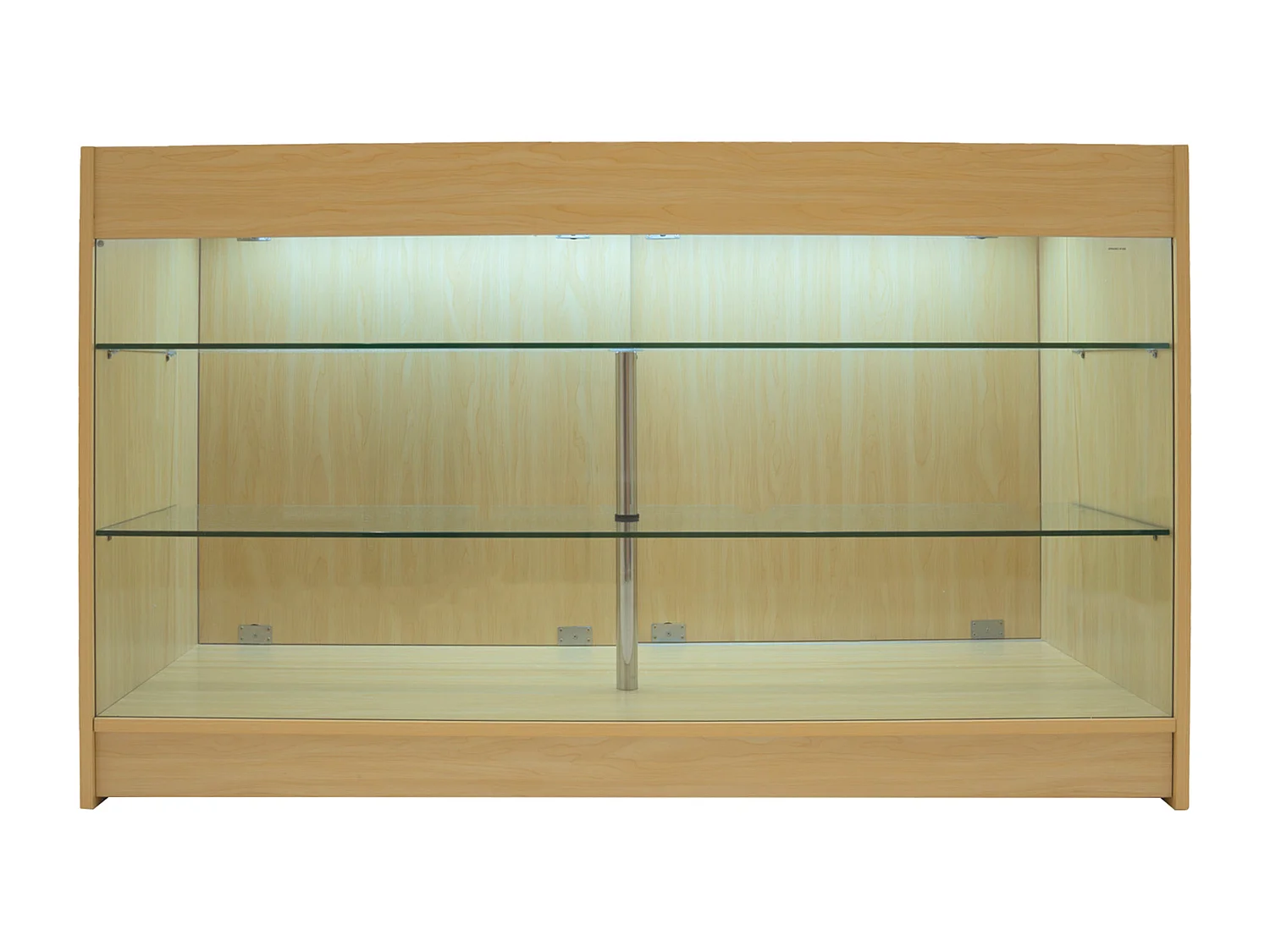 Comptoir de Vente Érable LED Intégrés K1500 Portes Coulissantes [2 Clés INCLUS]