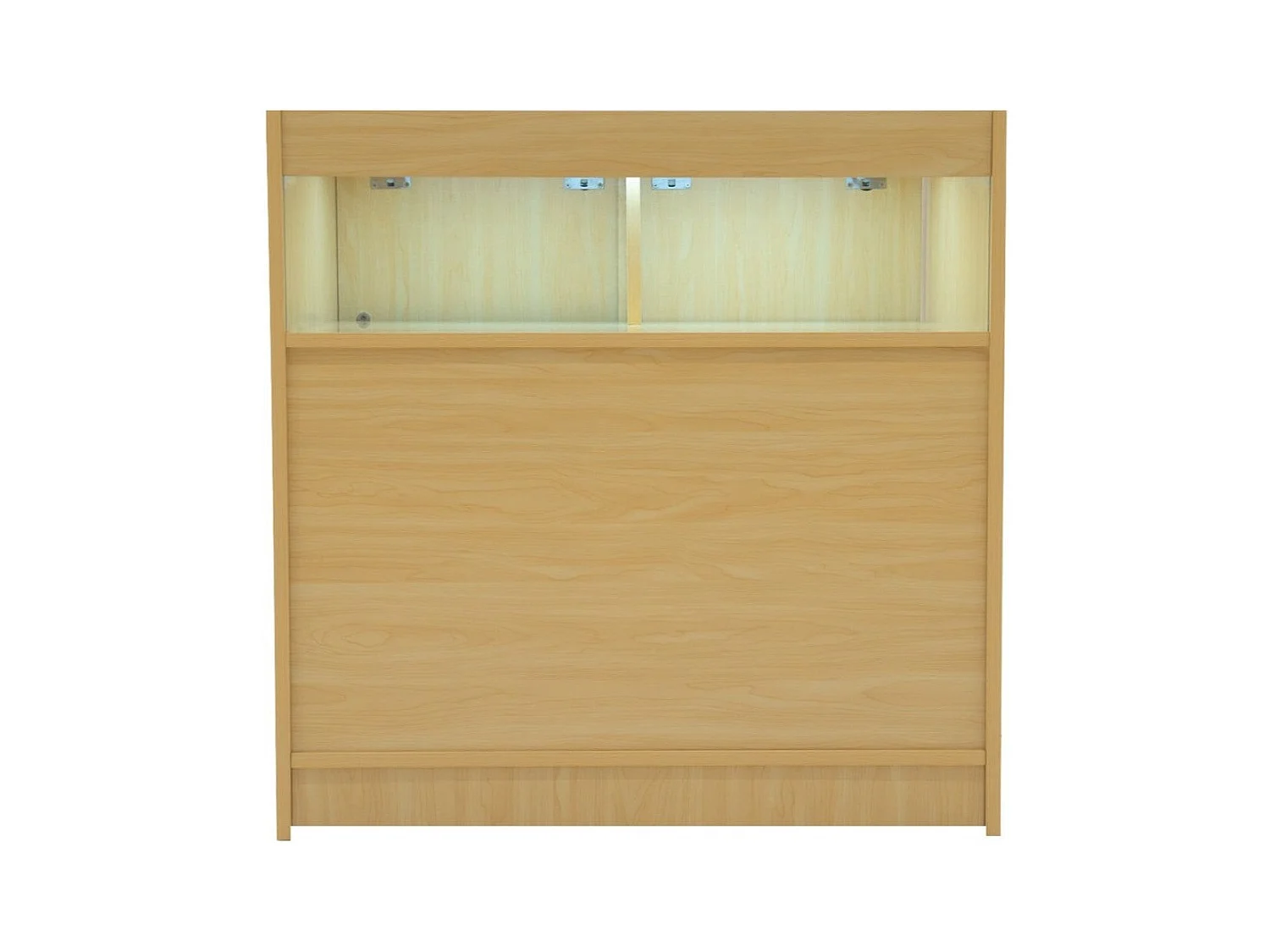 B900 LED-Ladentheke – Ahorn