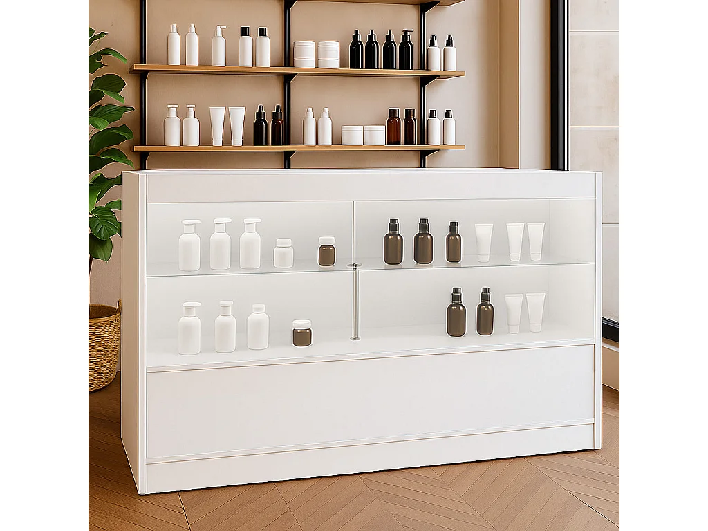 LED Retail Shop Counter C1500 - White