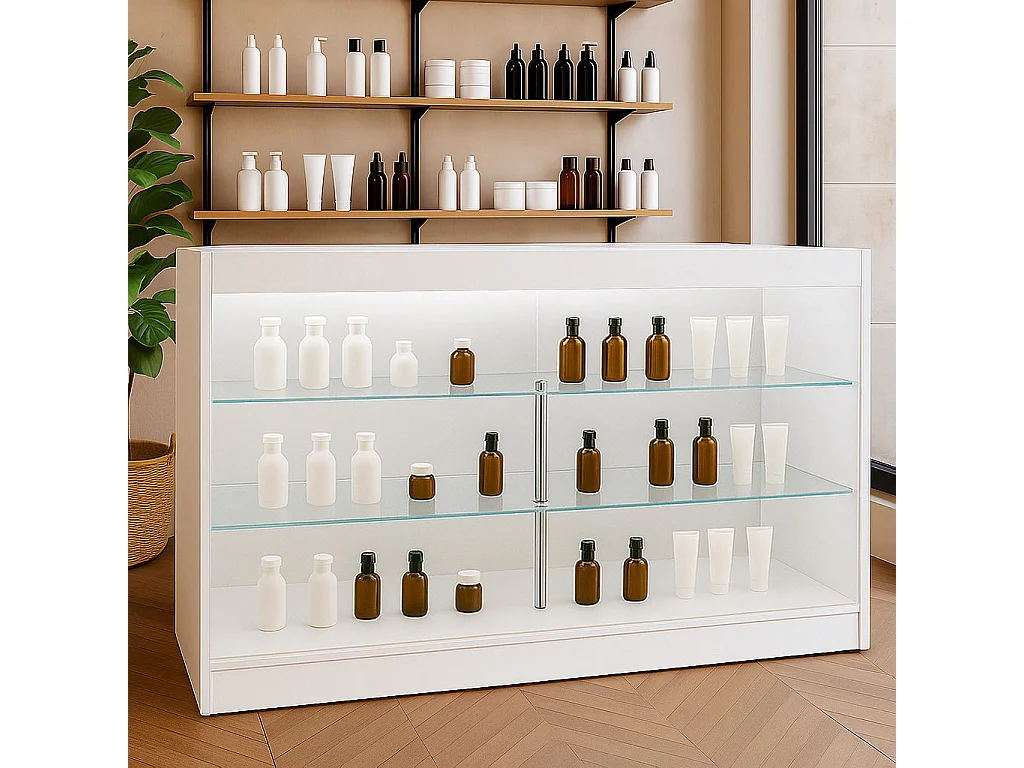 LED Detailhandel Winkel Toonbank K1500 - Wit