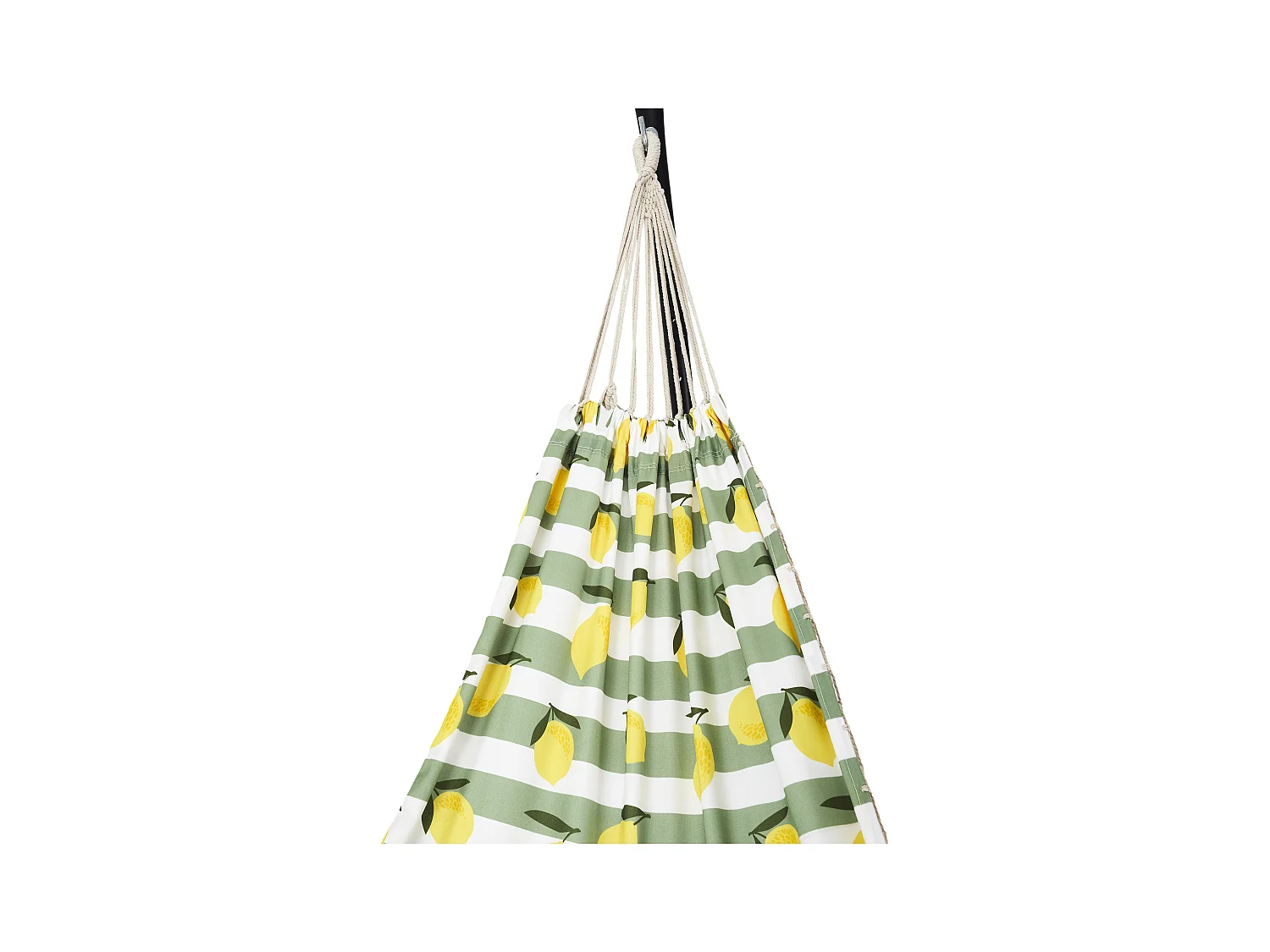 Hamac en Coton "Citron" 200cm Jaune & Vert