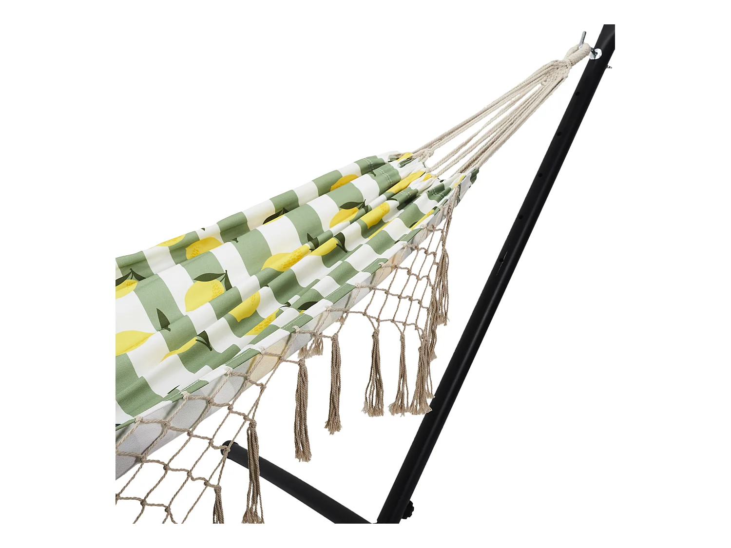 Hamac en Coton "Citron" 200cm Jaune & Vert