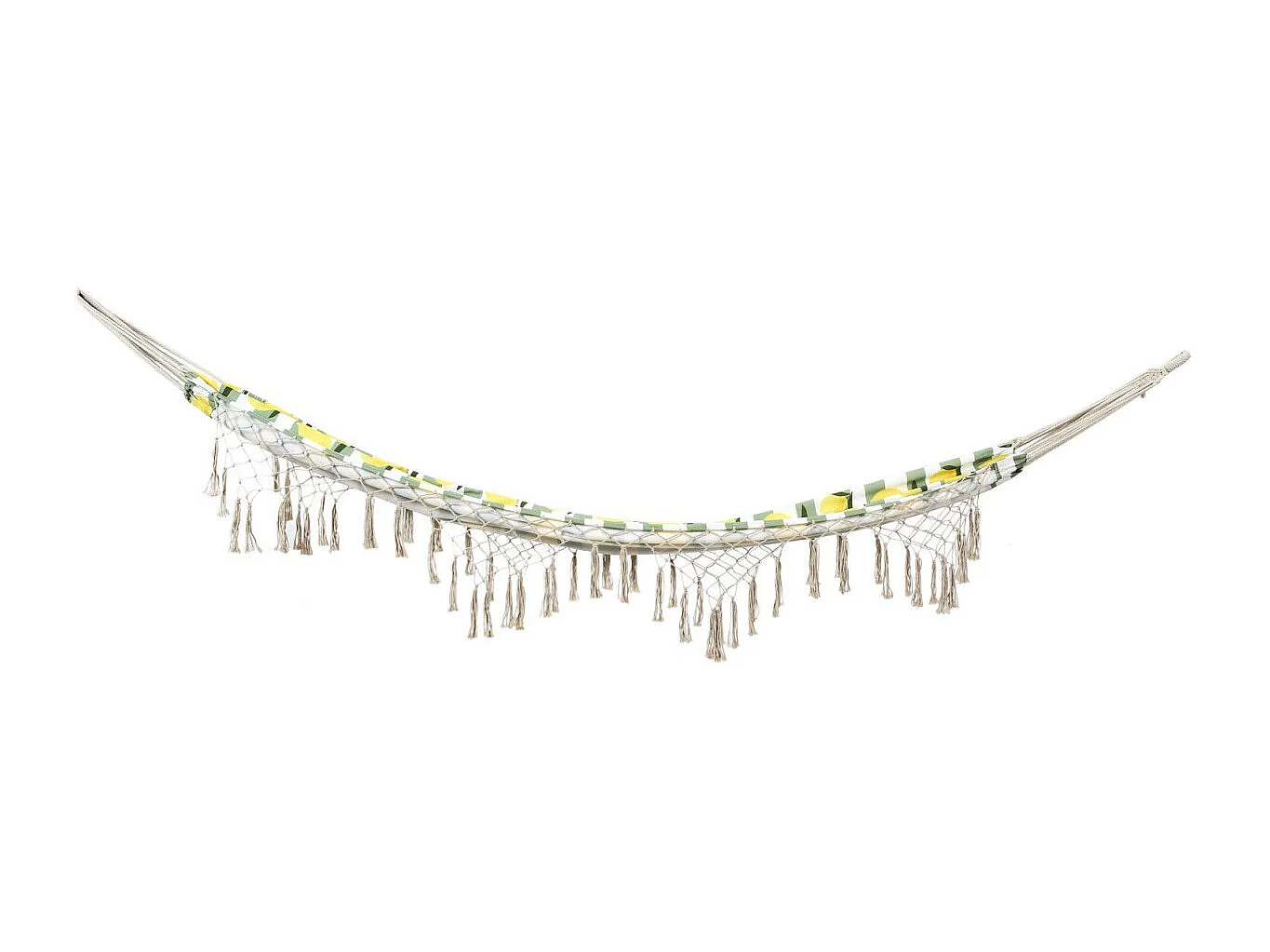 Hamac Exterieur Citrons Blanc, Jaune, Vert