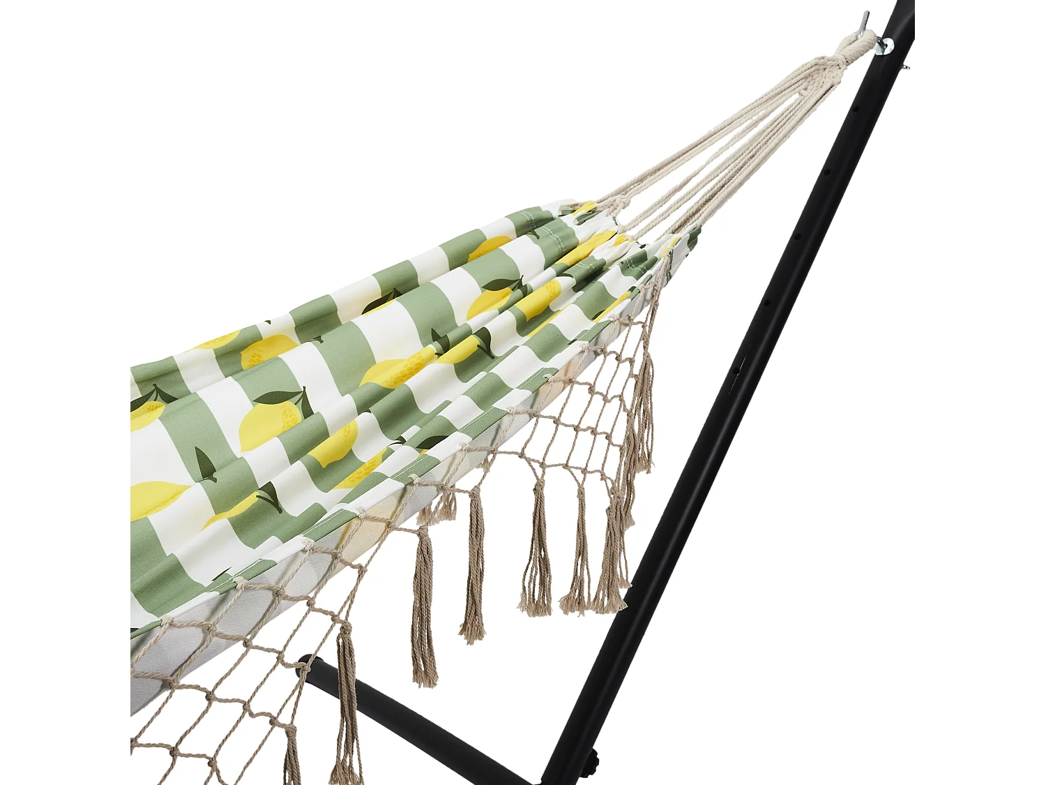 Hamac Exterieur Citrons Blanc, Jaune, Vert