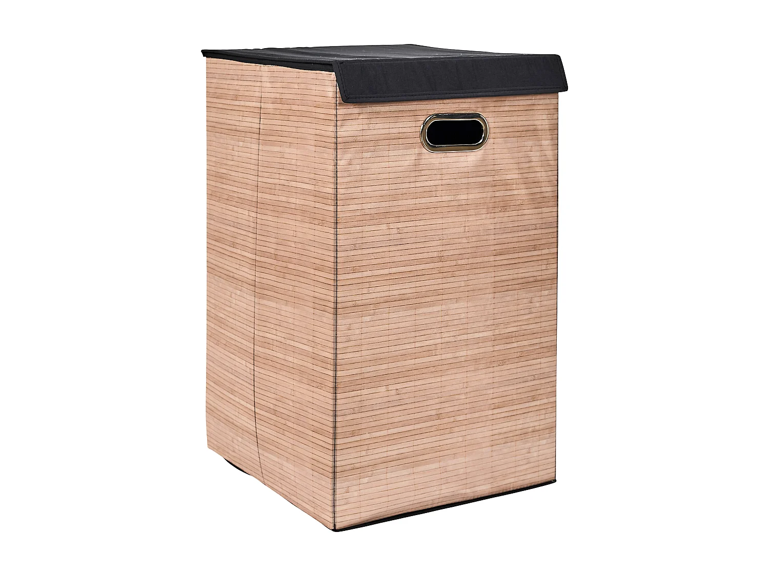 Panier A Linge 36x36x58cm Marron