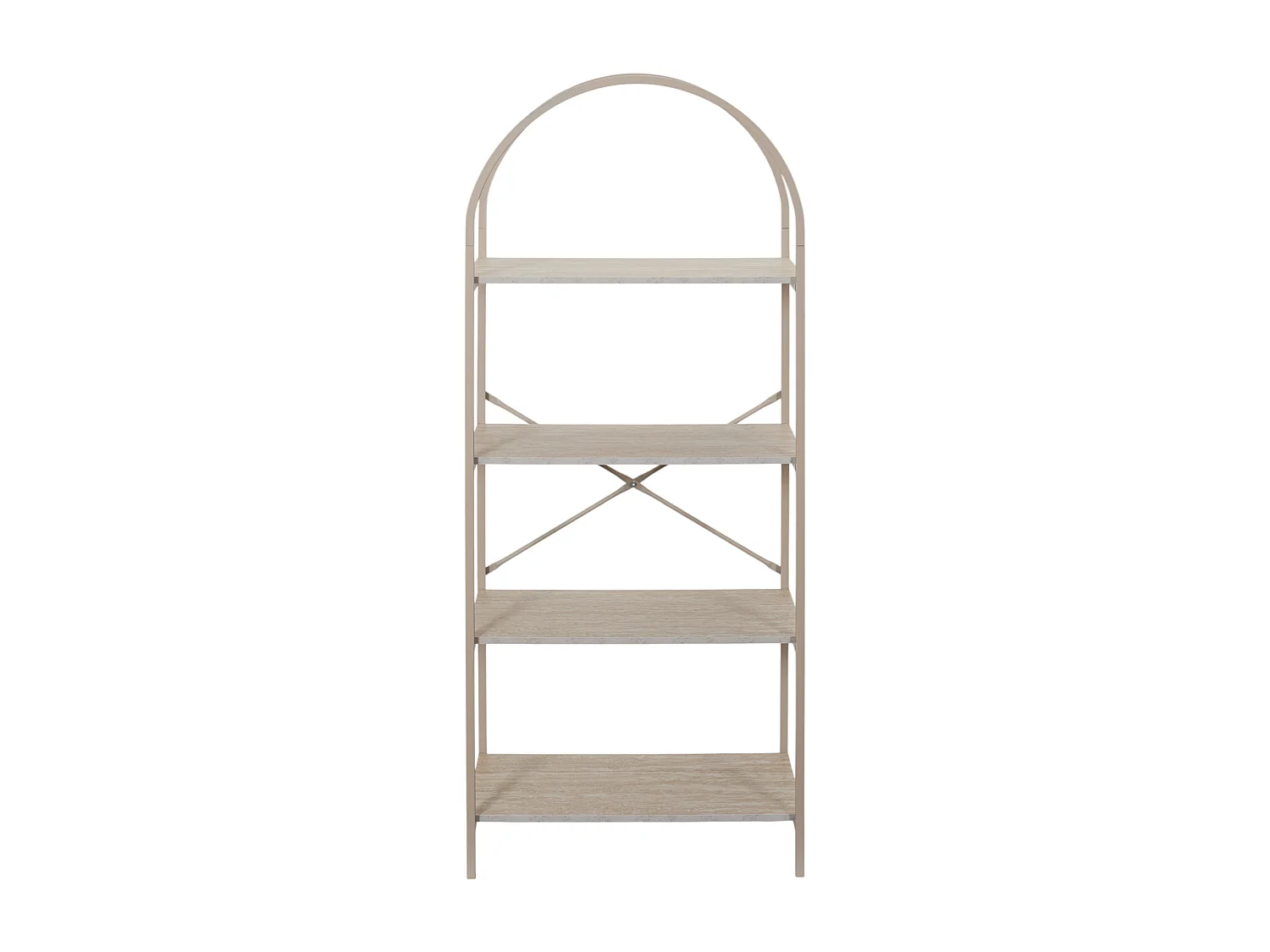 Etagere Arche 4 Niveaux Terra Nova Blanc, Beige