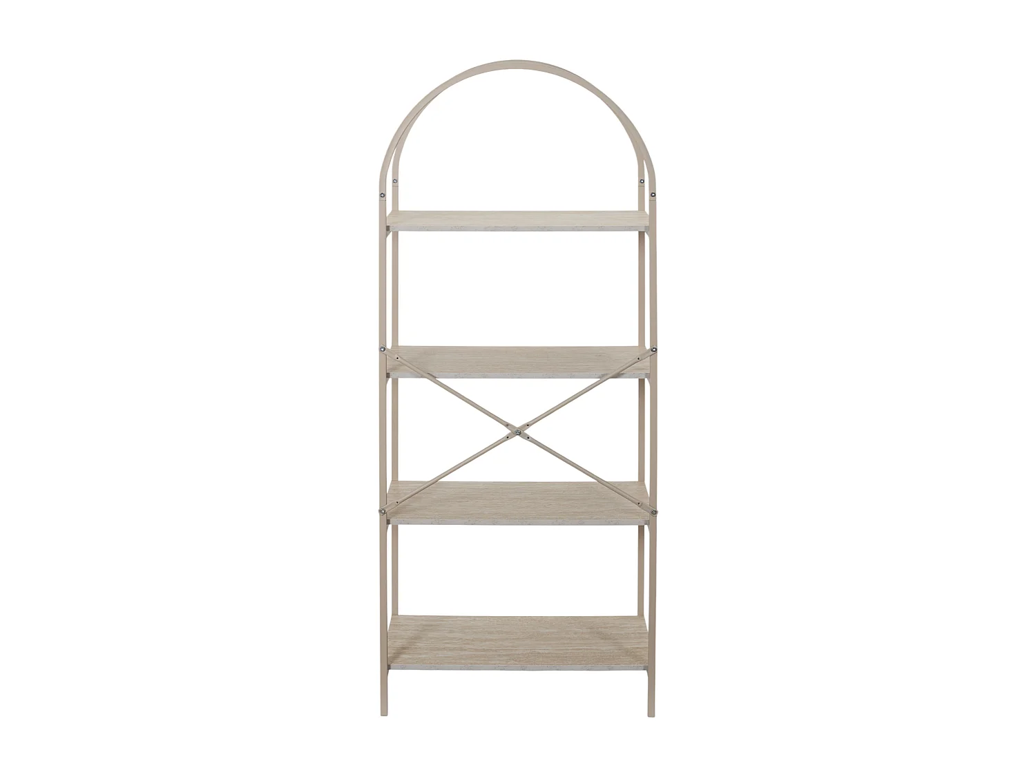 Etagere Arche 4 Niveaux Terra Nova Blanc, Beige