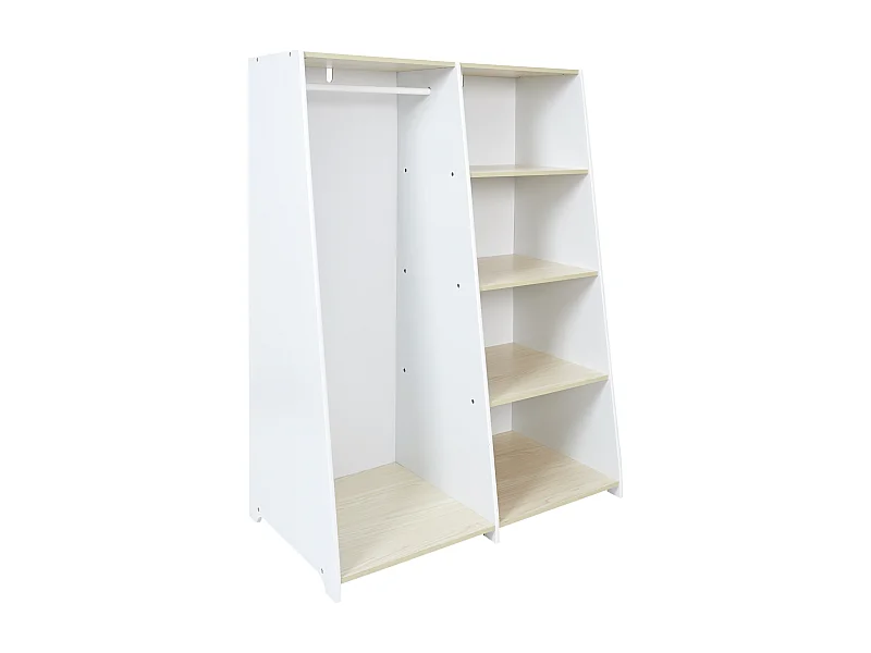 Garde Robe Enfant Beige, Blanc