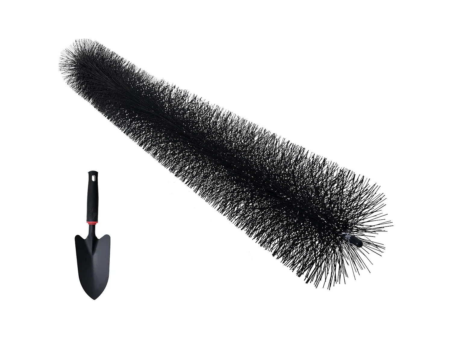 Escova de Proteção para Calha SucceBuy 3,7 m Anti-Folhas para Calha de 12,7 cm, 40 Peças, PP + Galvanizado, Preto, 120 ft, 13,1 lb