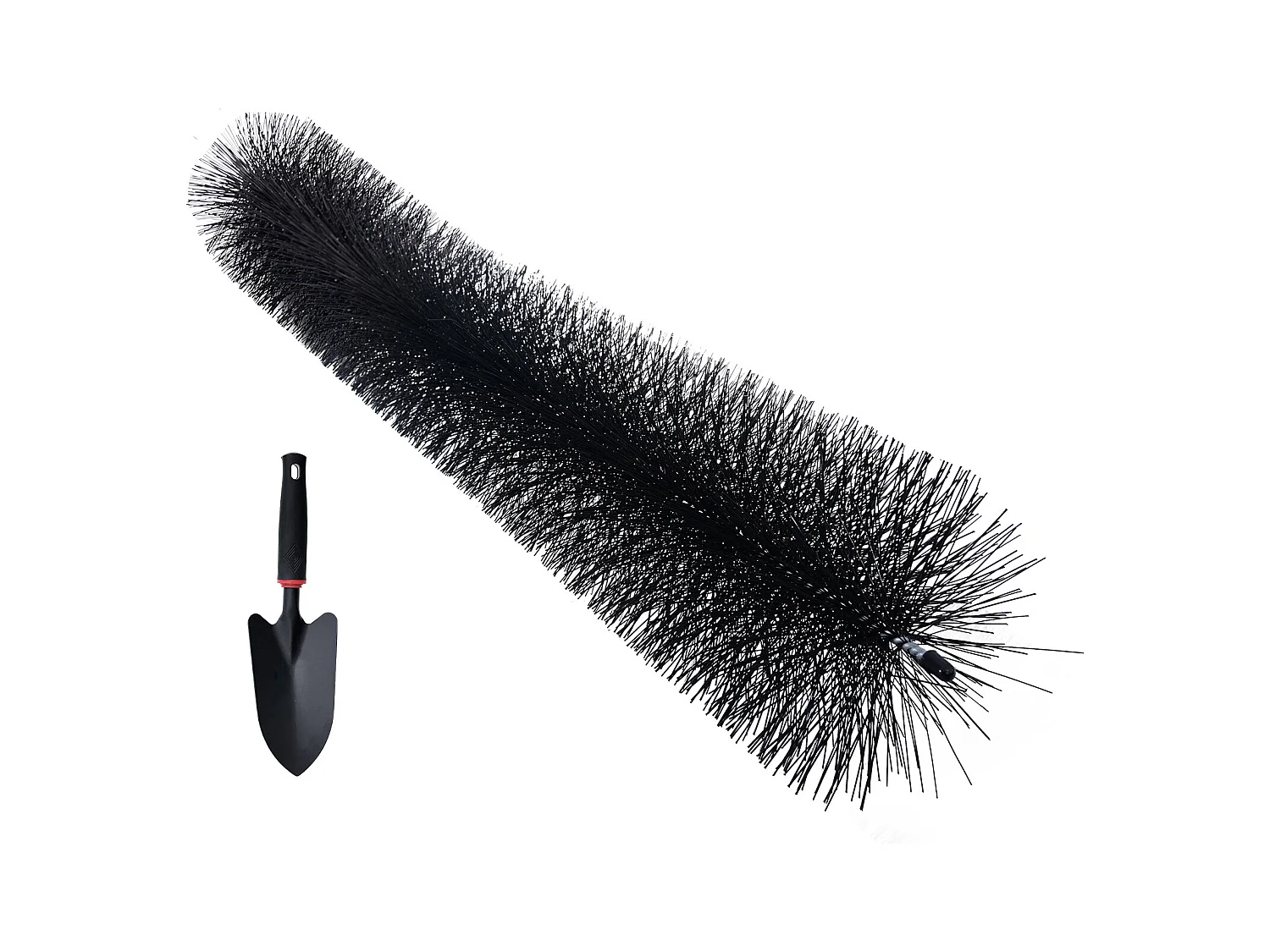 Escova Protetora de Calha SucceBuy 18 m Cerdas Longas 13,3 cm Anti-Folhas, 20 Peças, PP + Fio de Aço, Resistente à Corrosão