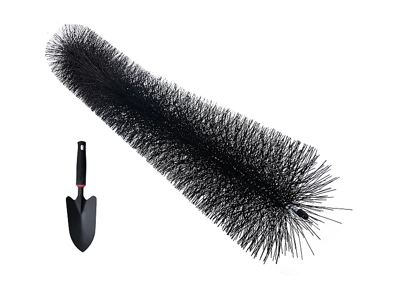 Brosse Protection Gouttière SucceBuy 18 m Poils Longs 13,3 cm Anti-Feuilles, 20 Pièces, PP + Fil Acier, Résistant à la Corrosion