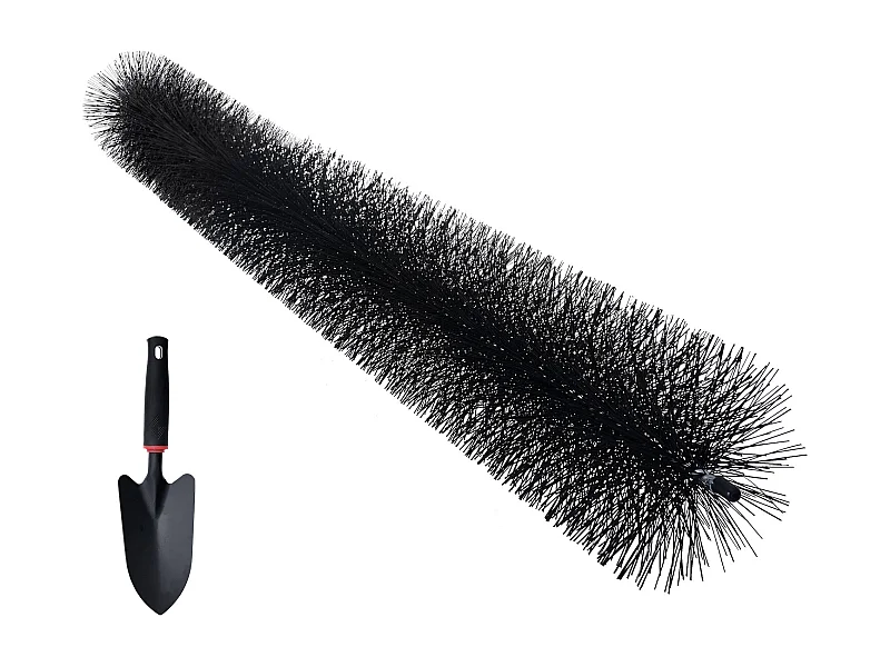 Schutzbürste für Regenrinnen SucceBuy 24 m Blätter-Stop 12,7 cm Modell 0809-27 Material PP Verzinkter Draht